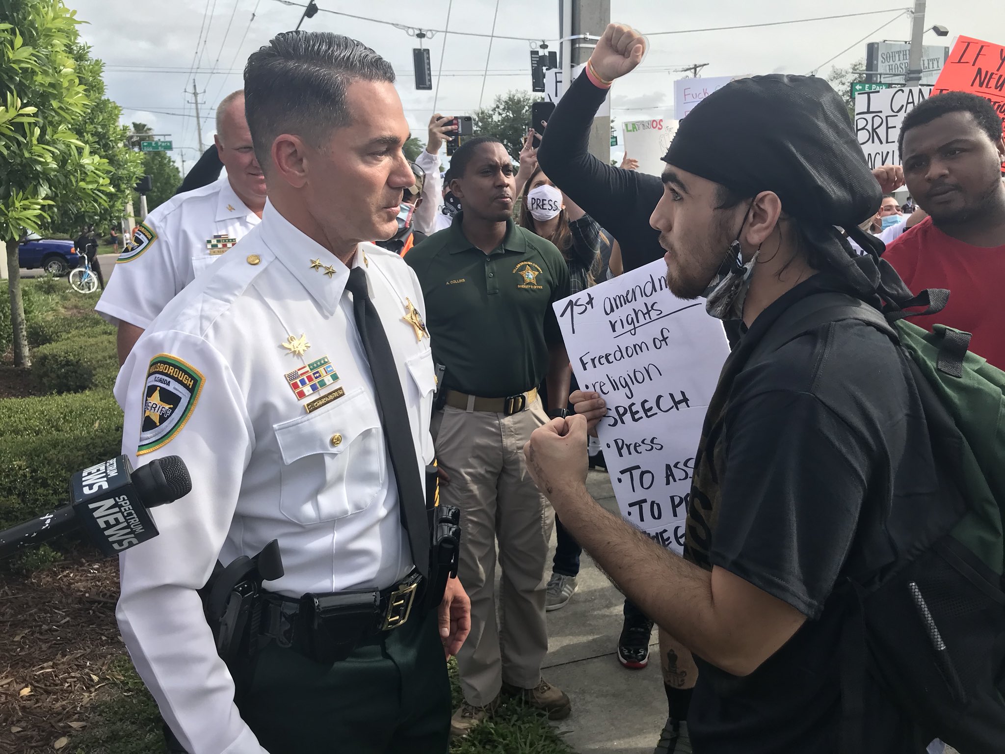 Protests end peacefully in Plant City, Riverview