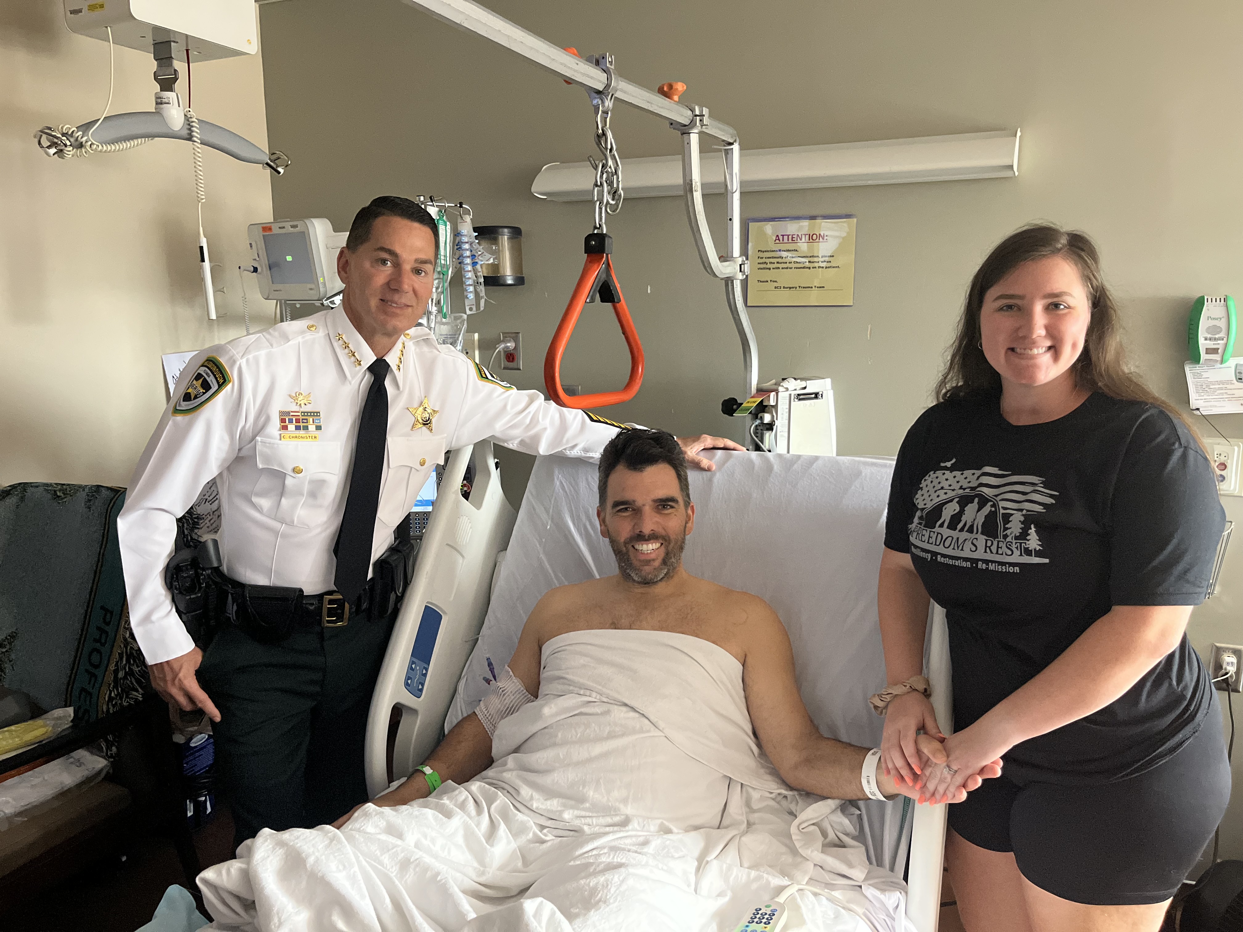 Sheriff Chronister Announces $40K Raised for Injured Deputies