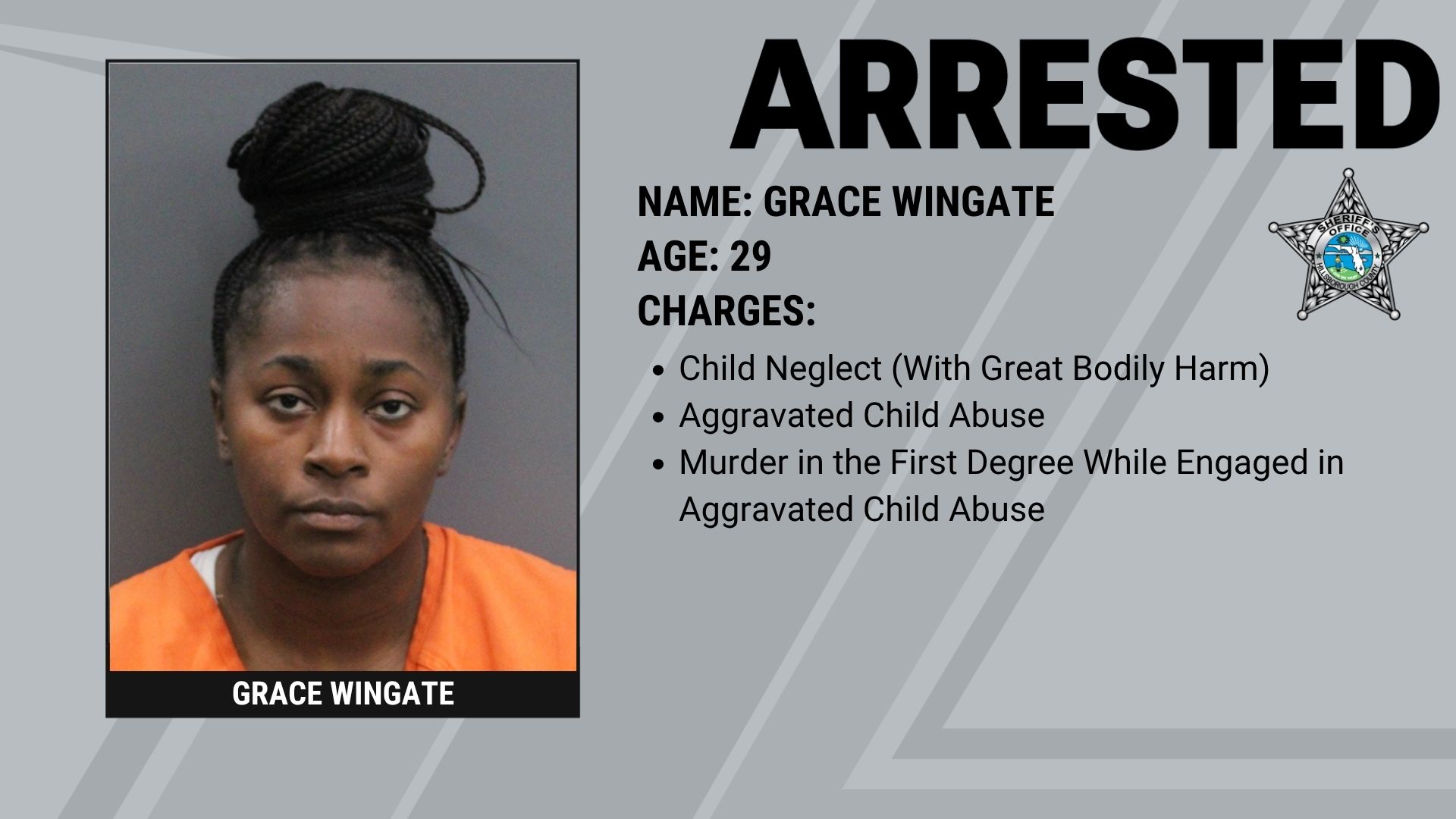 Woman Arrested for Killing Three-Year-Old