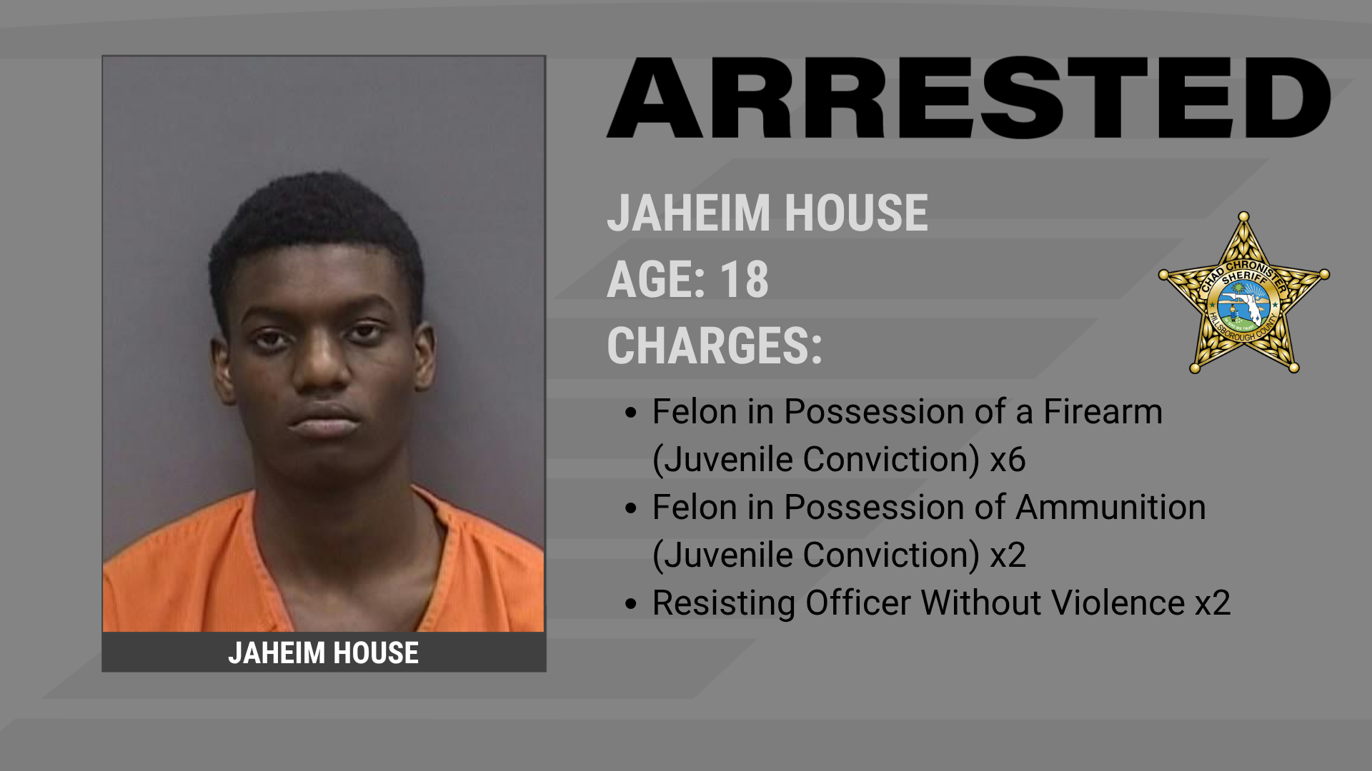 Two Felons Charged in Shooting Investigation