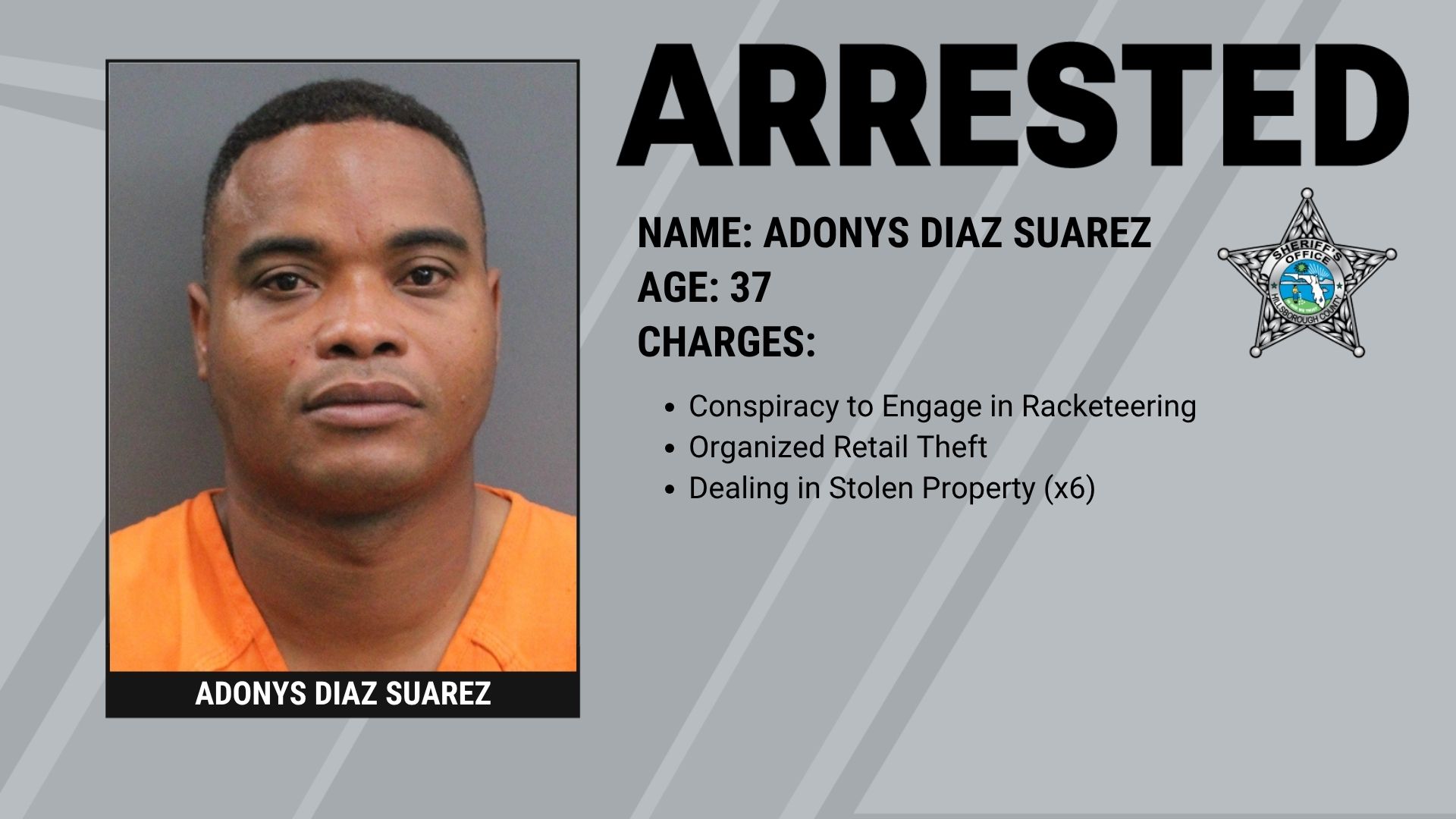 HCSO Dismantles Organized Retail Theft Operation, Recovers Over $300,000 in Stolen Merchandise Supporting Image