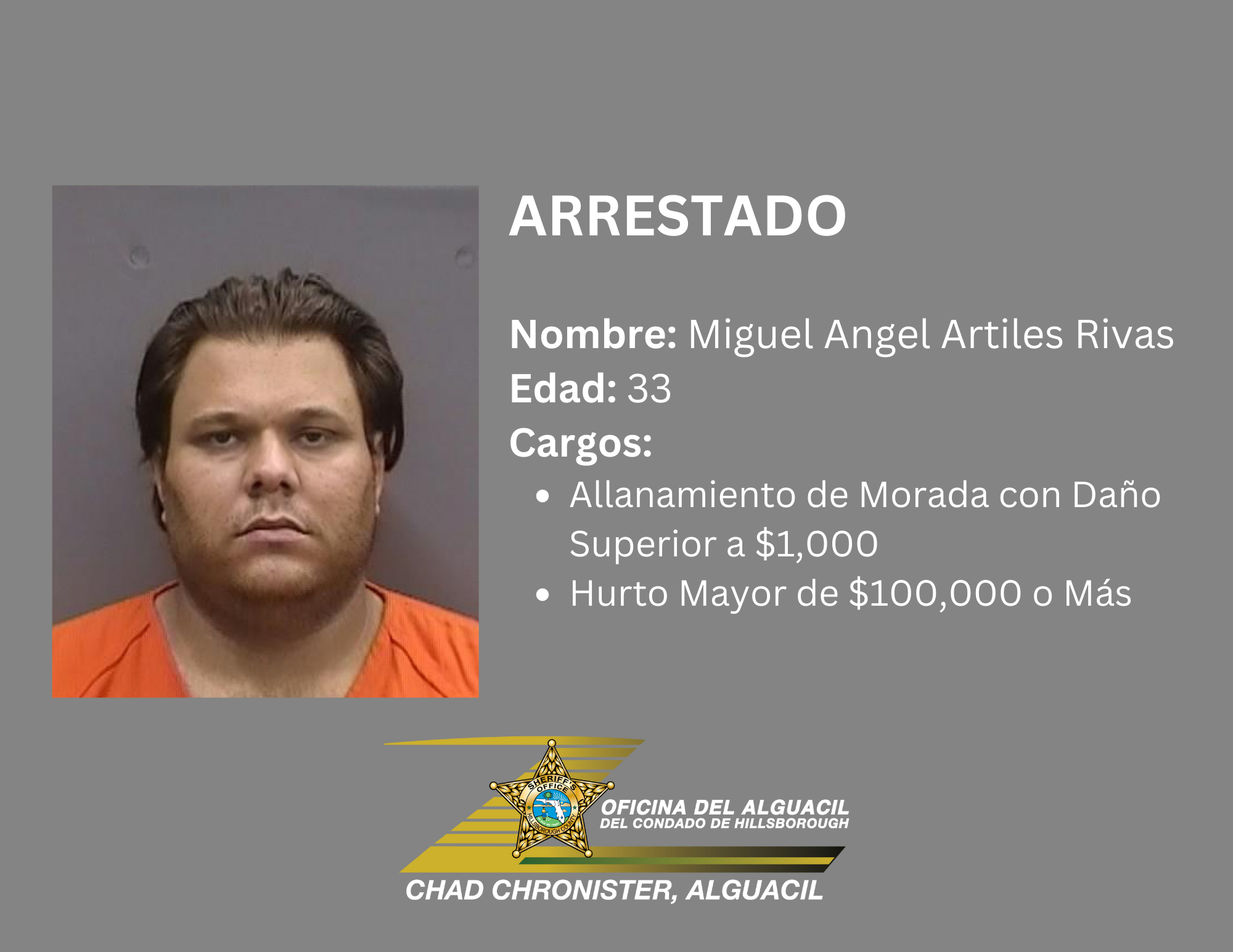 UNA PERSONA ARRESTADA EN RELACIÓN CON MASIVO ROBO DE LICOR, SE BUSCA SEGUNDO SOSPECHOSO