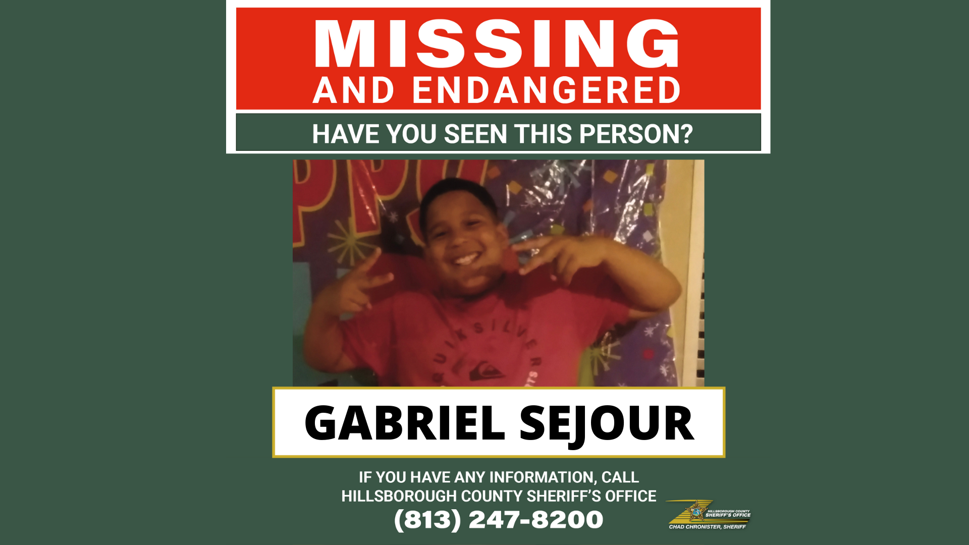 Missing and endangered juvenile located