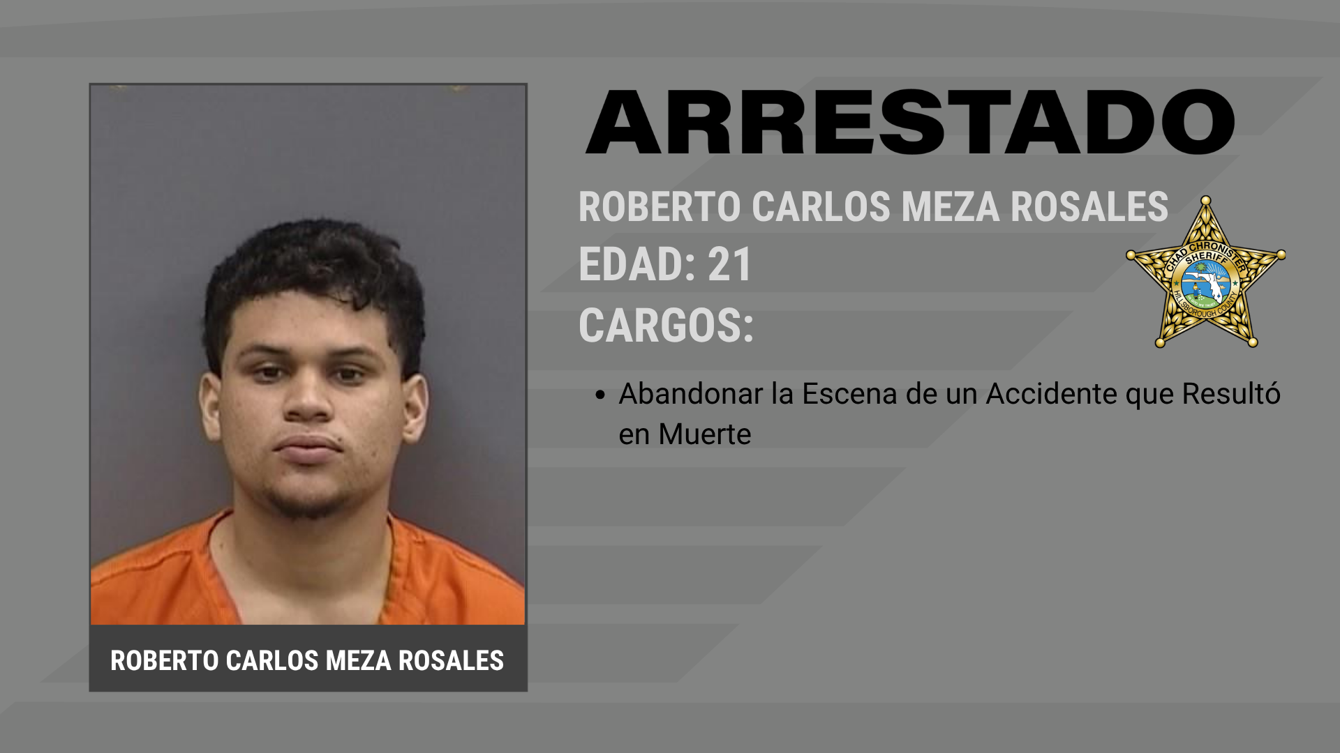 Hombre Arrestado después de Huir de un Choque Fatal