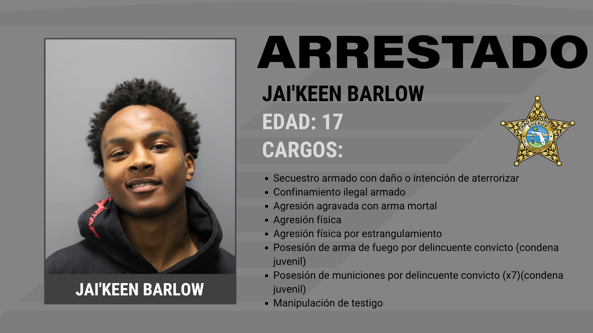 Adolescente arrestado tras violenta investigación de violencia en el noviazg