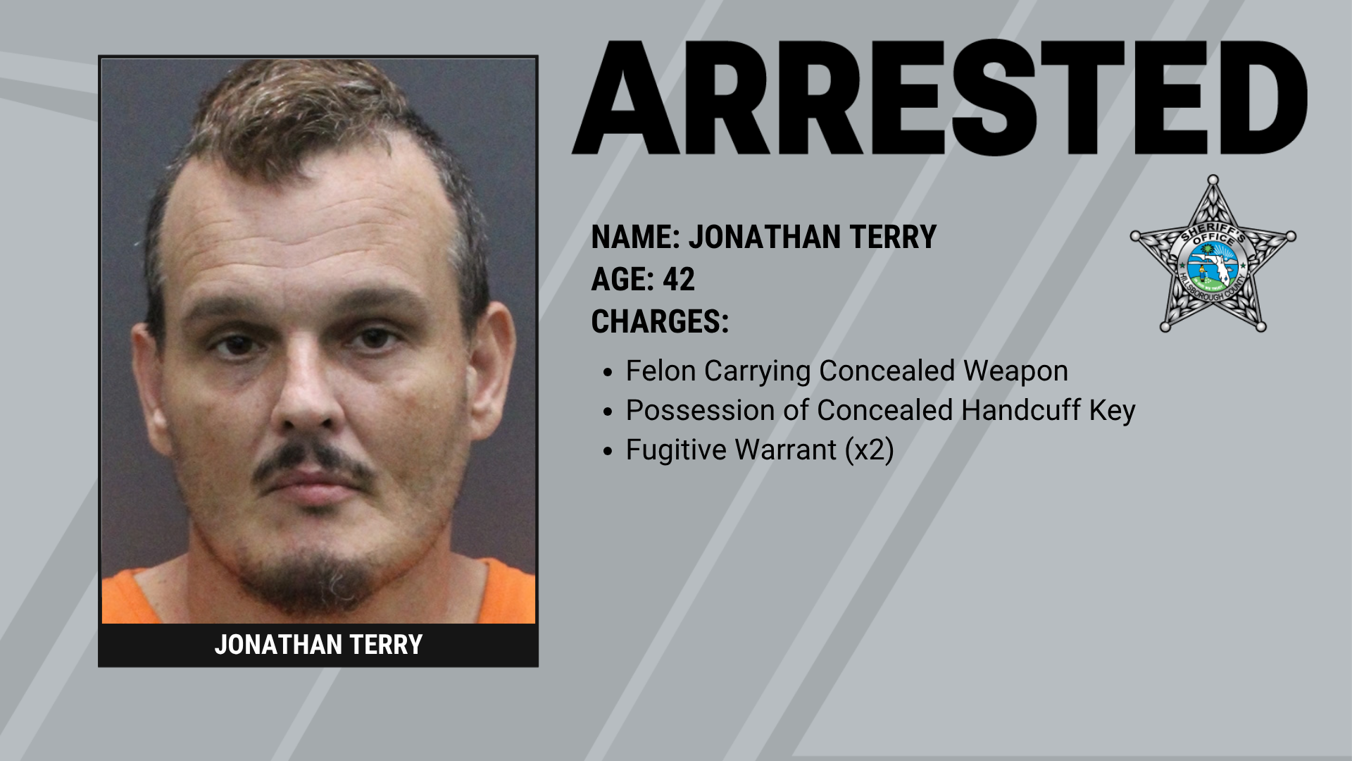 Two-State Fugitive Arrested in Dover with Handcuff Key Taped Inside Underwear