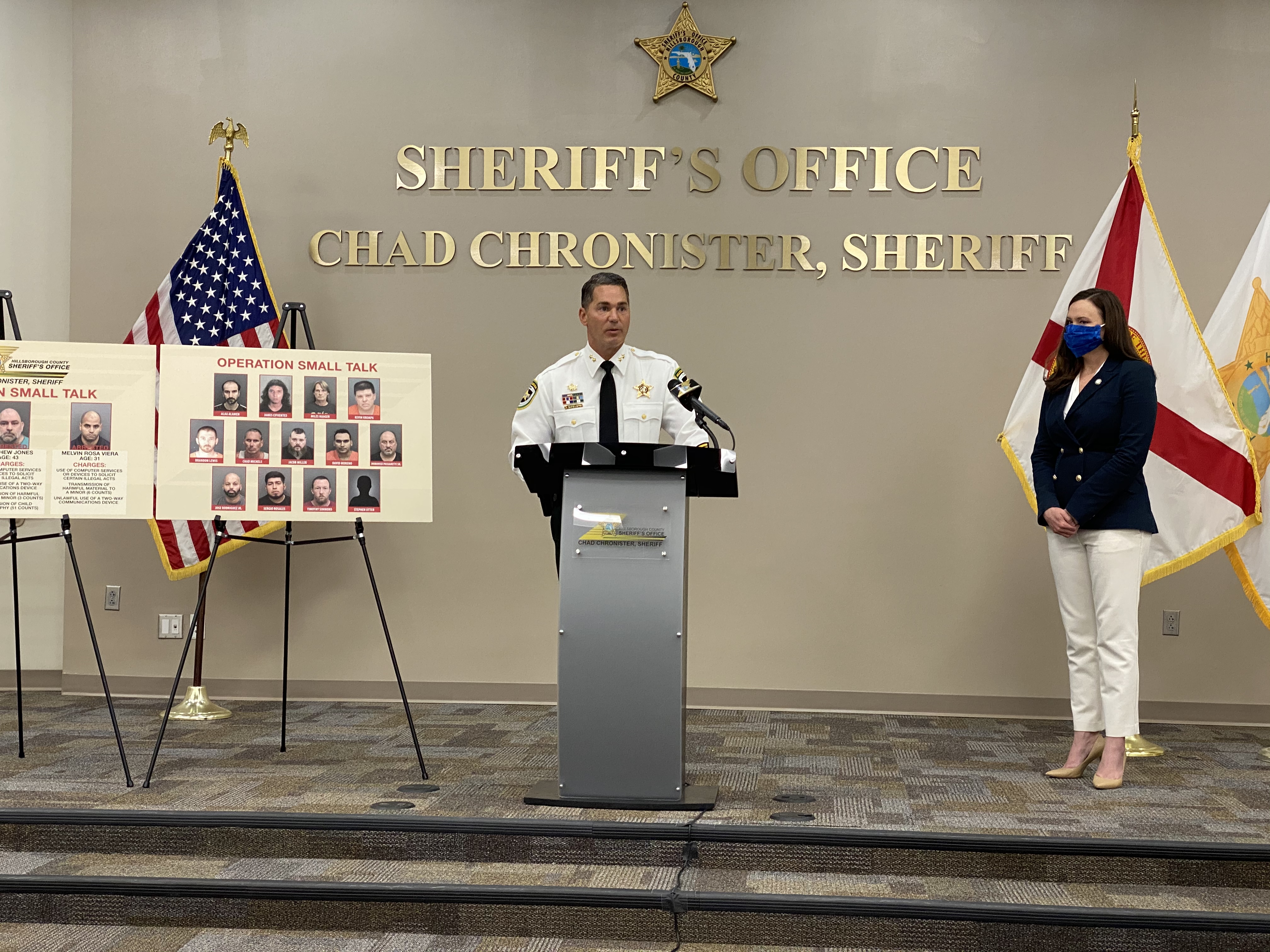 Operation Small Talk: Sheriff Chad Chronister, AG Ashley Moody discuss results of online chat operation