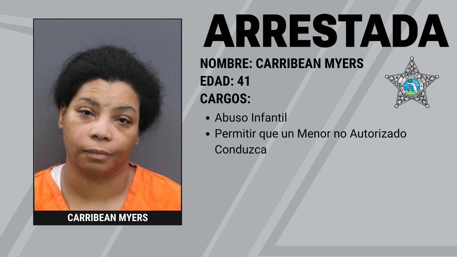 Madre de Riverview arrestada tras permitir que su hijo condujera hasta una gasolinera