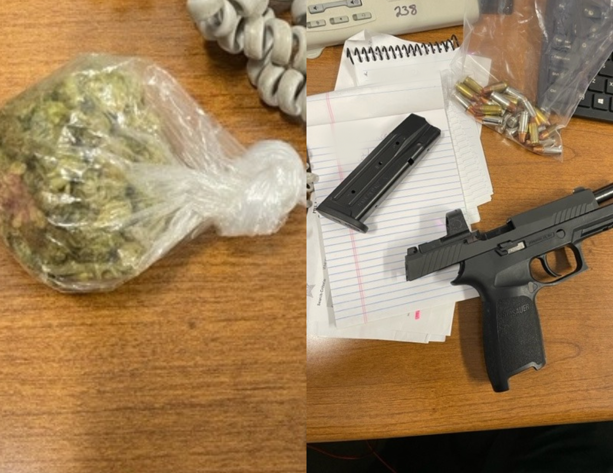 TEENAGER ARRESTED FOR BRINGING FIREARM TO SCHOOL