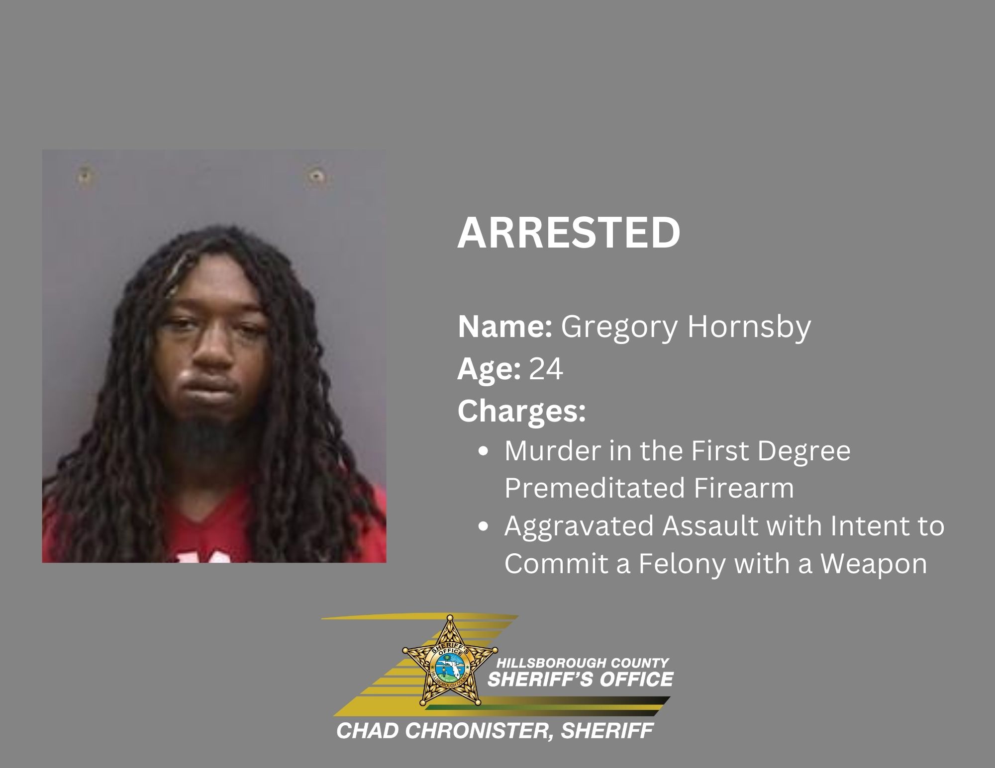 HCSO Arrests Suspect in Brandon Homicide