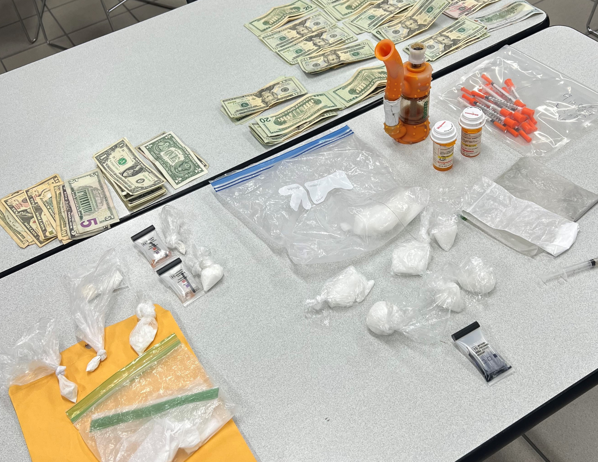 TWO ARRESTED FOR DRUG TRAFFICKING