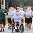 image of deputies participating in fundraiser race