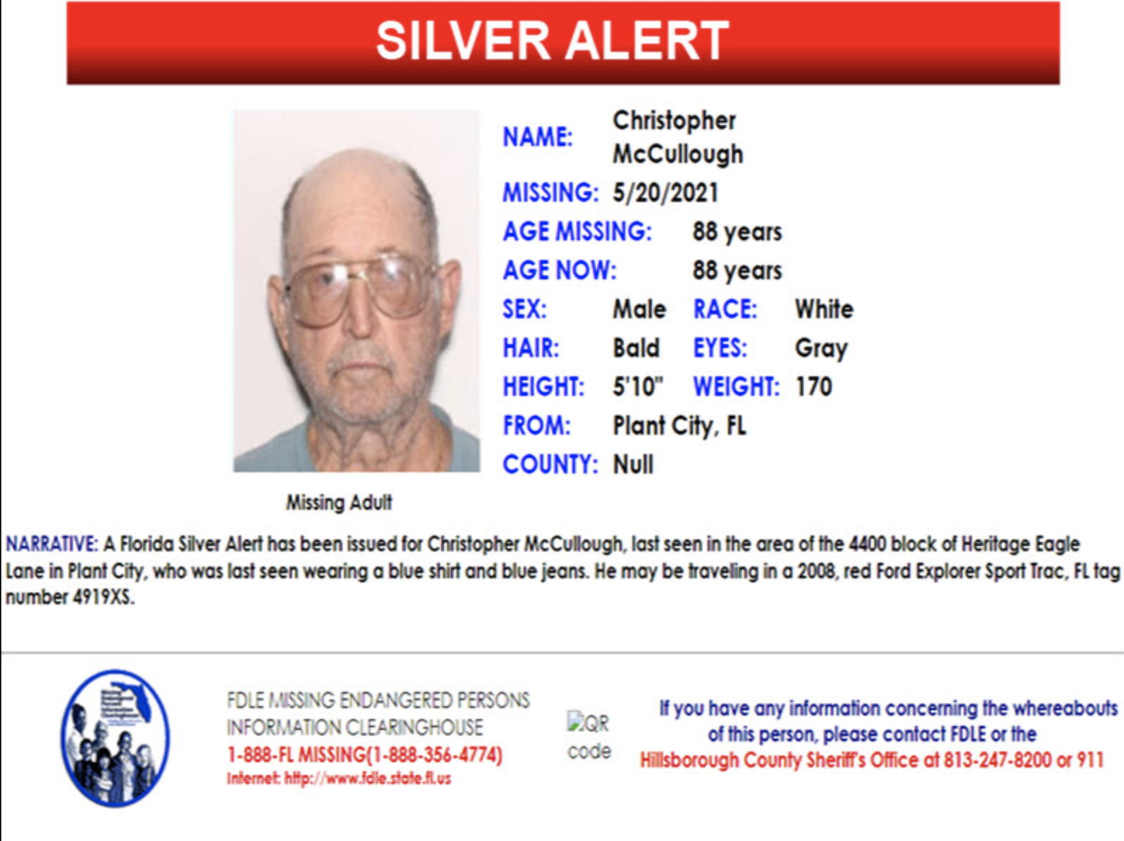 Missing, Endangered Adult Located