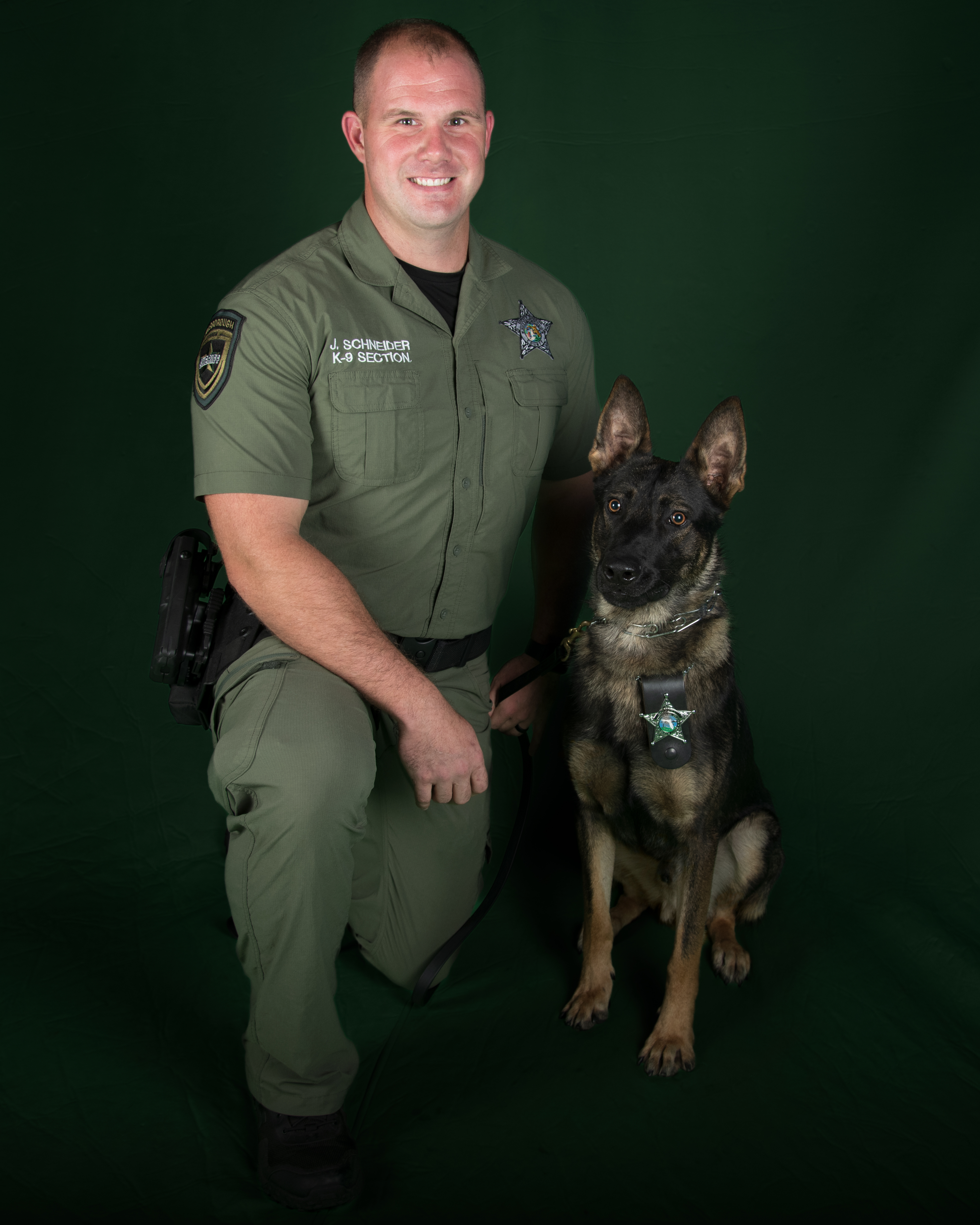 K9 Unit James Schneider and Echo Image