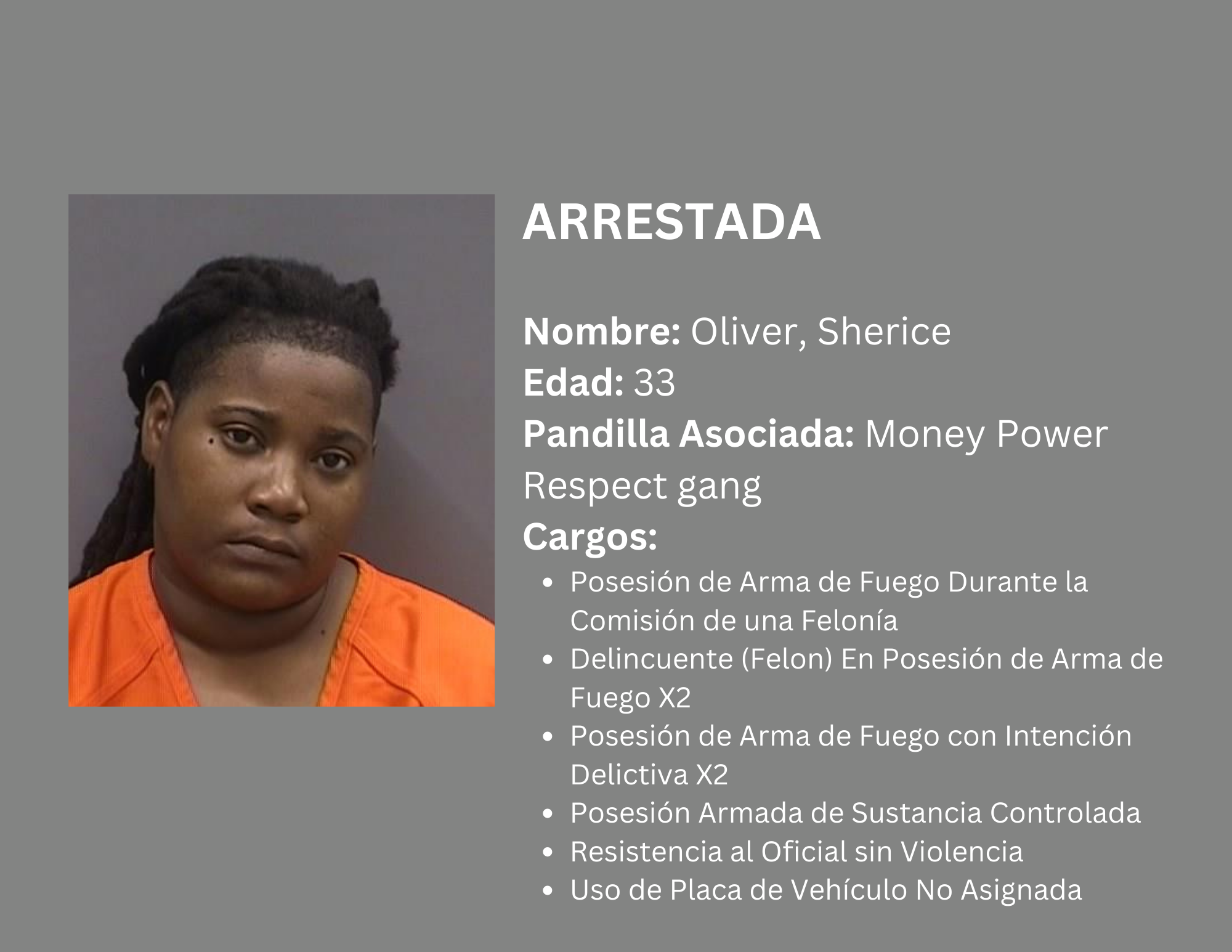 VARIOS MIEMBROS DE PANDILLAS ARRESTADOS, DROGAS Y ARMAS INCAUTADAS Supporting Image