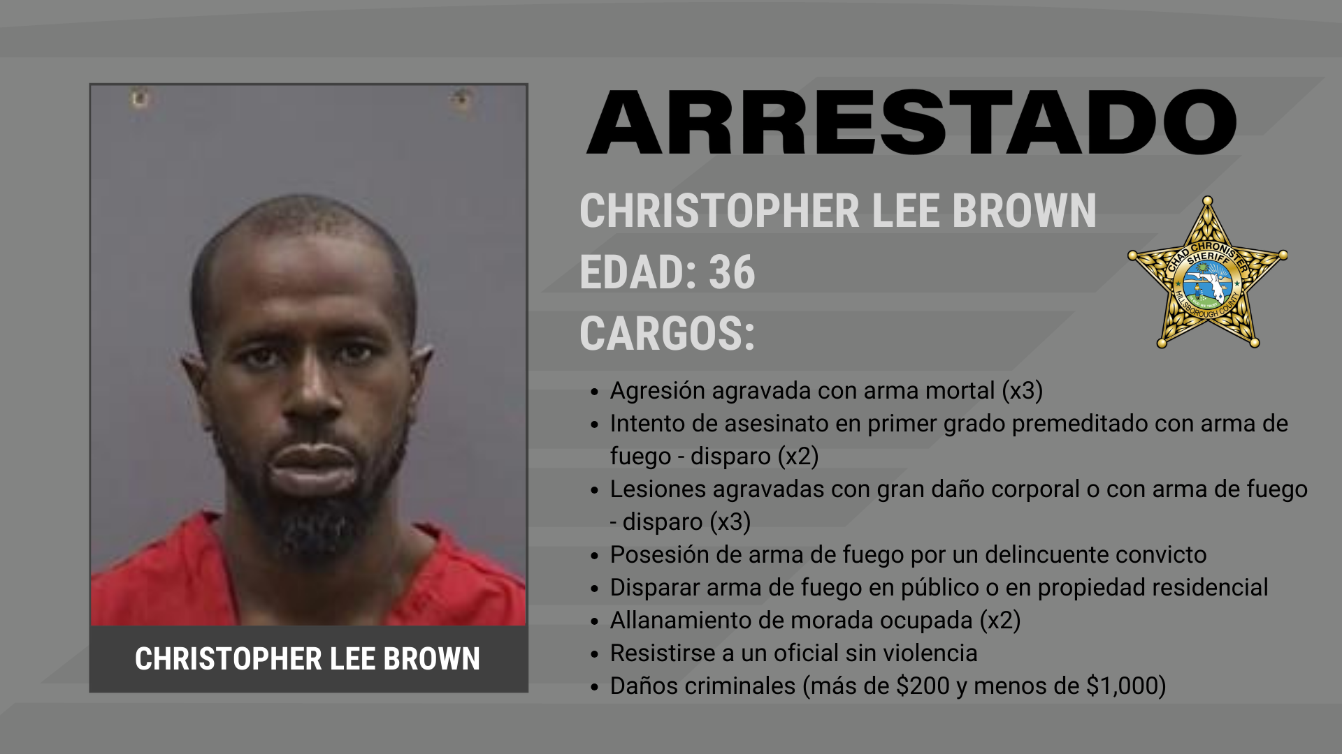 Sospechoso arrestado tras tiroteo en Ruskin
