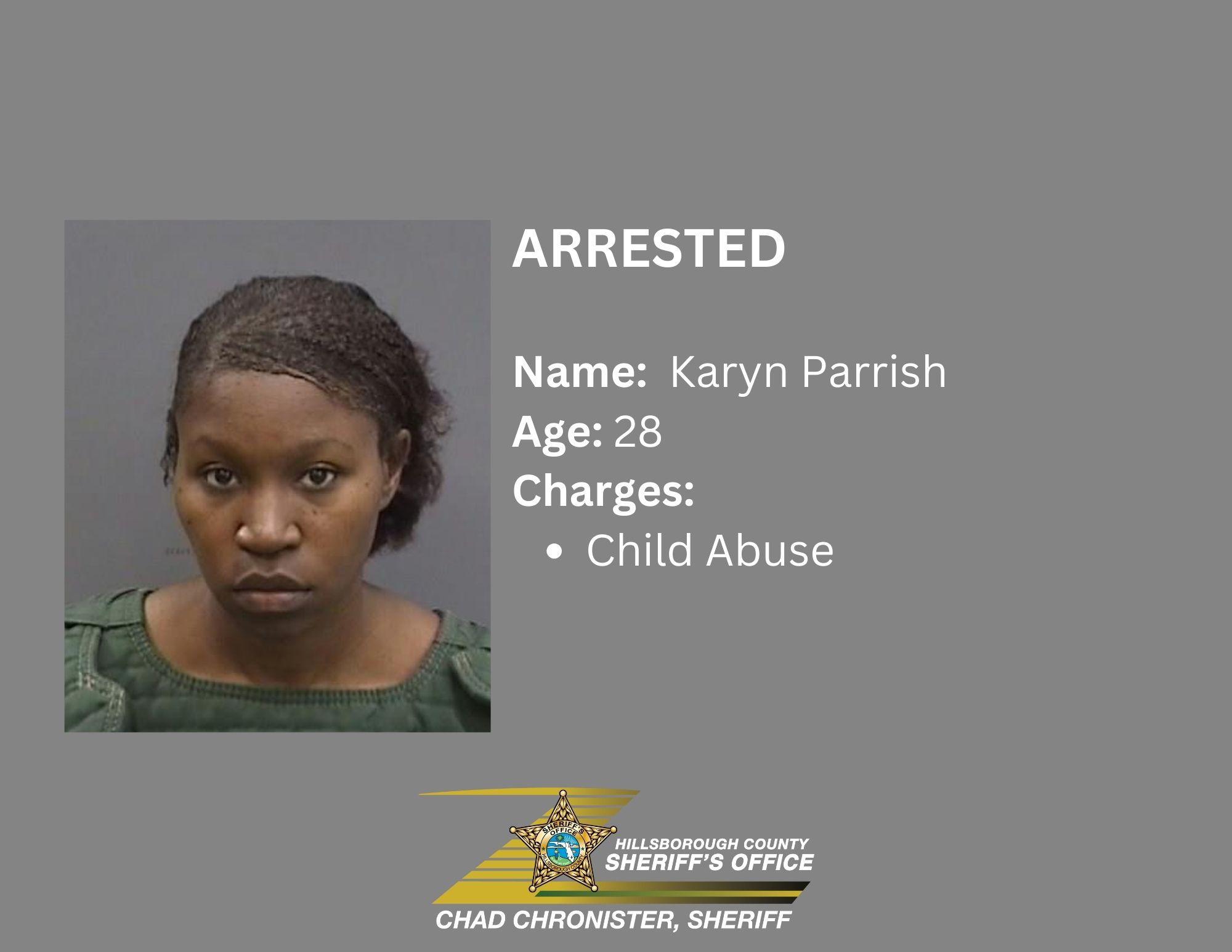 Mother Arrested for Child Abuse