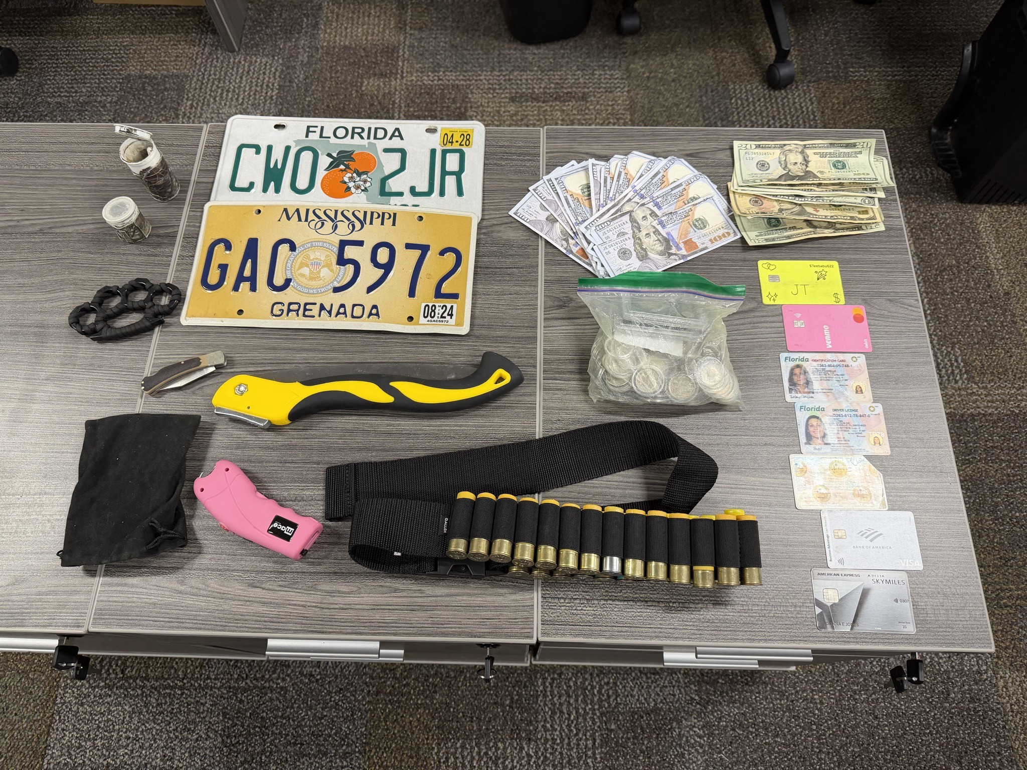 11x Convicted Felon Arrested after Crashing into School Bus while Fleeing Deputies