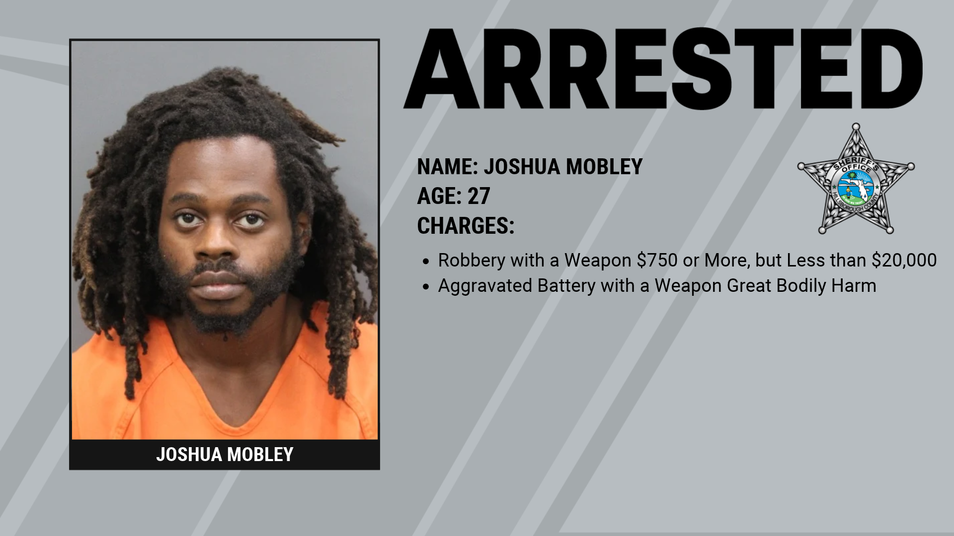 Ruskin Man Arrested After Ambushing and Robbing Victim
