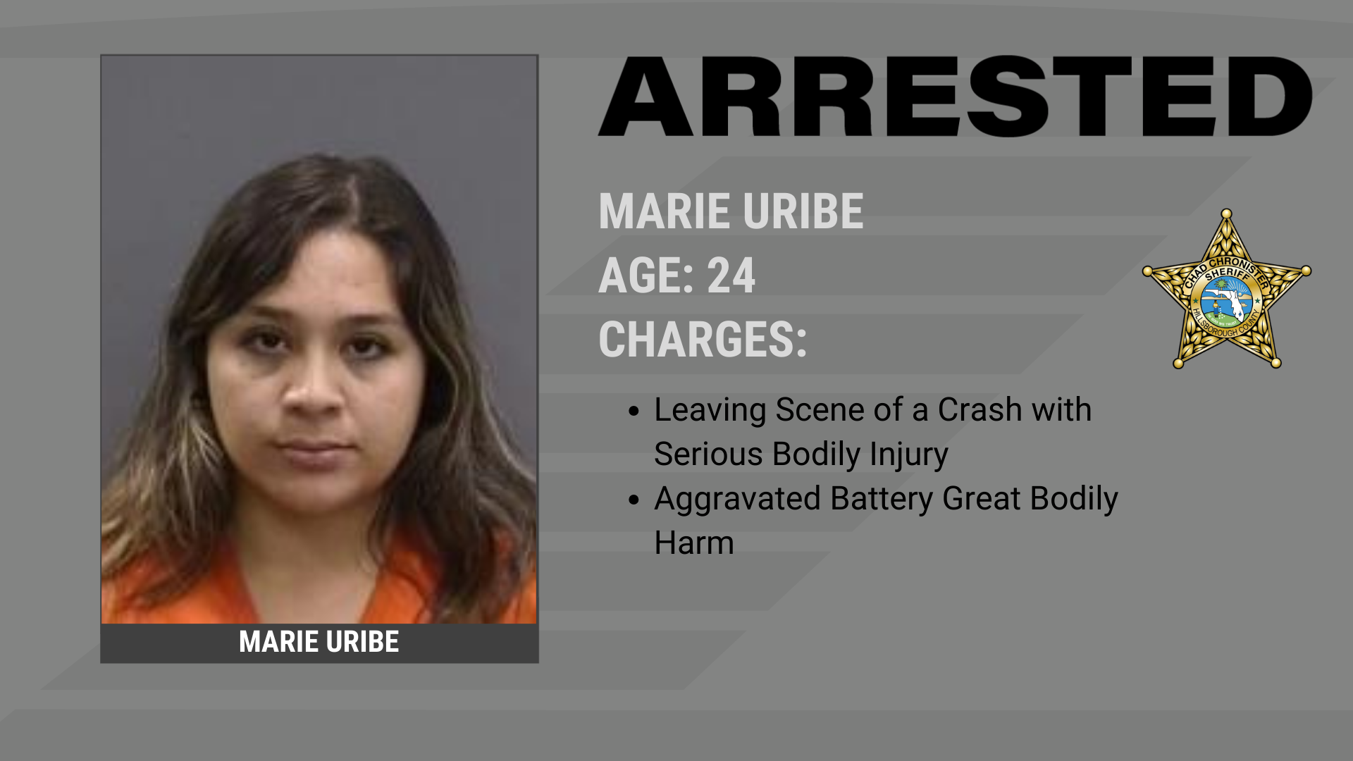 TWO ARRESTED FOR HIT-AND-RUN INCIDENT
