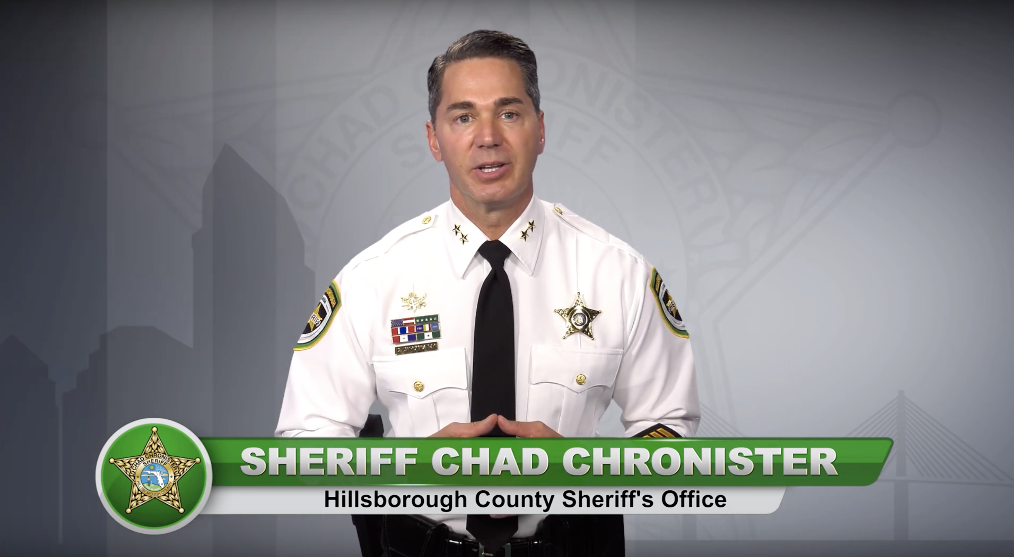 HCSO Hillsborough County Sheriff's Office, Sheriff Chad Chronister