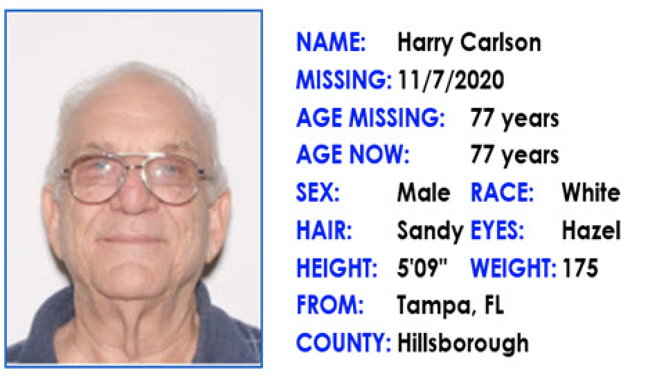 Missing, Endangered Adult