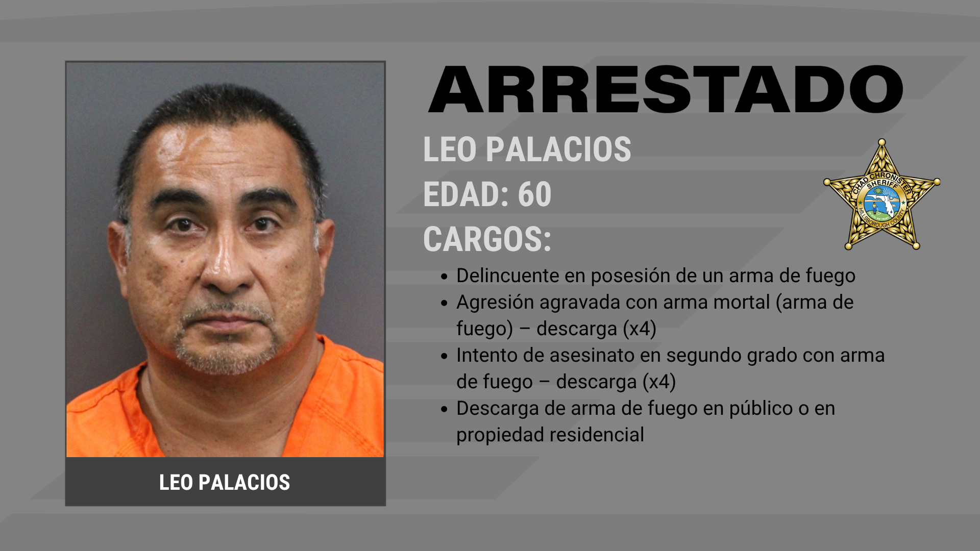 Hombre Arrestado por Intento de Asesinato