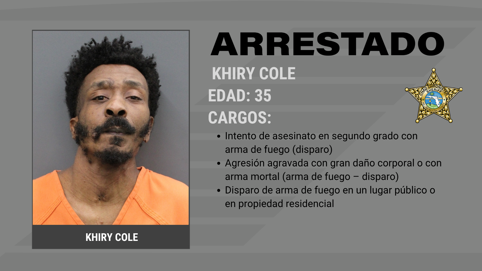 Sospechoso bajo custodia tras tiroteo en un vecindario