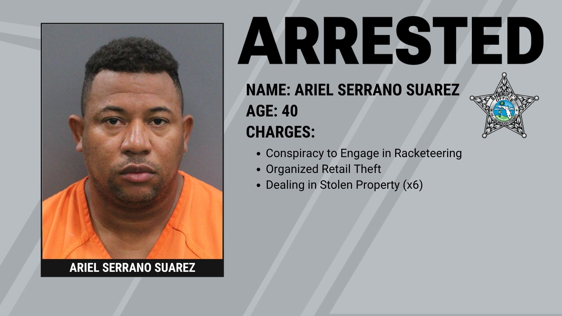HCSO Dismantles Organized Retail Theft Operation, Recovers Over $300,000 in Stolen Merchandise Supporting Image
