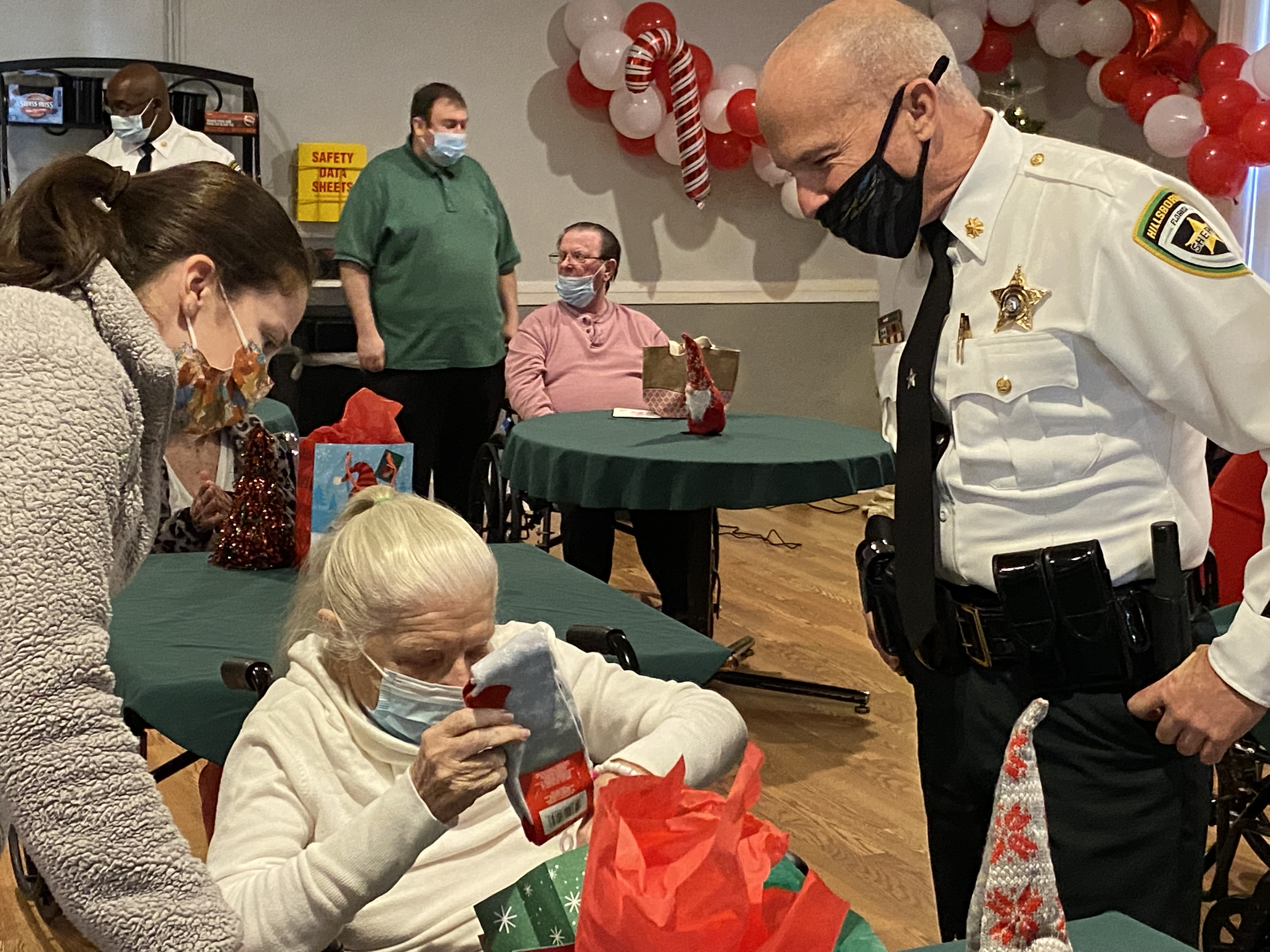 HCSO hosts Seniors with Santa