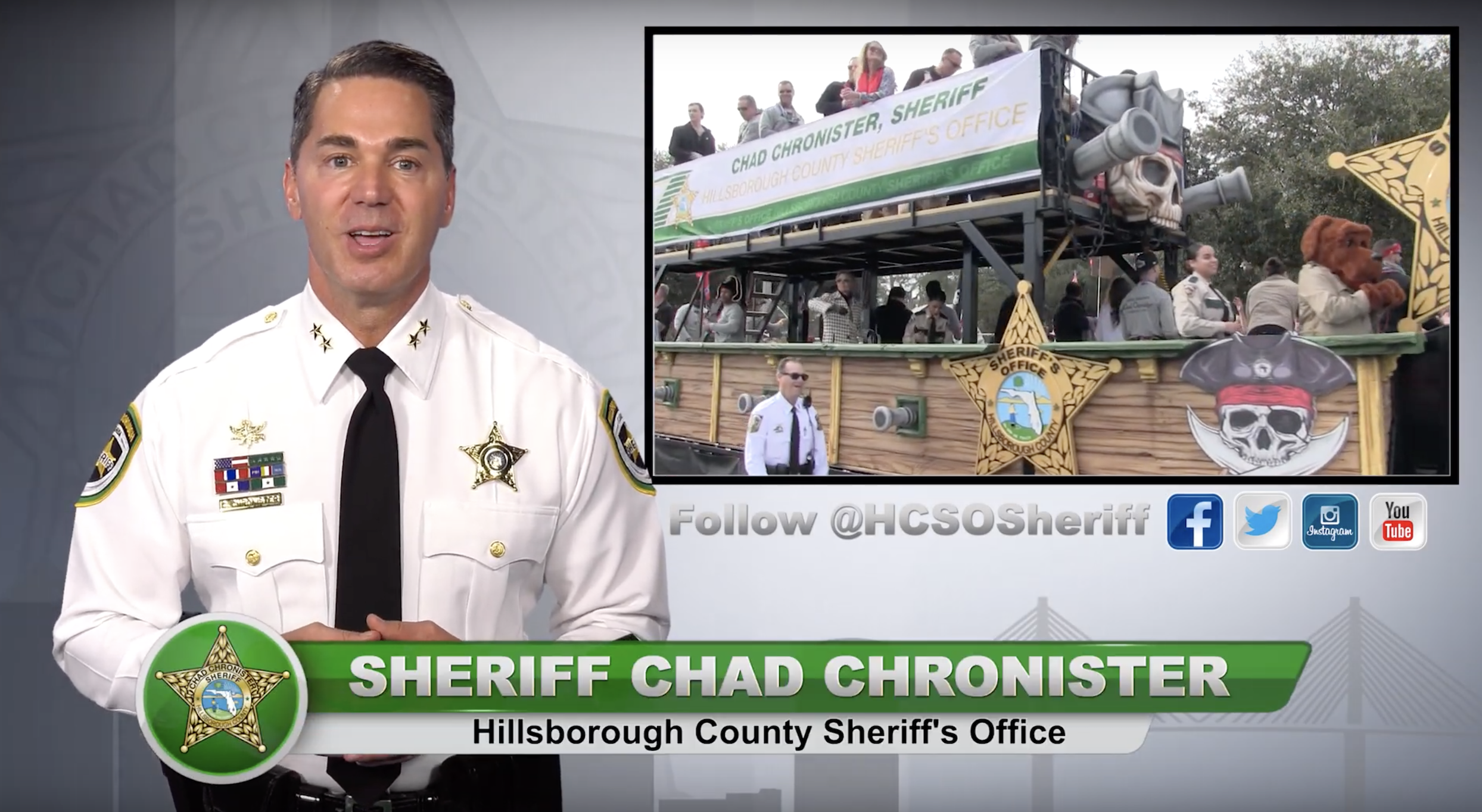 Gasparilla underage drinking warning issued by Sheriff Chad Chronister