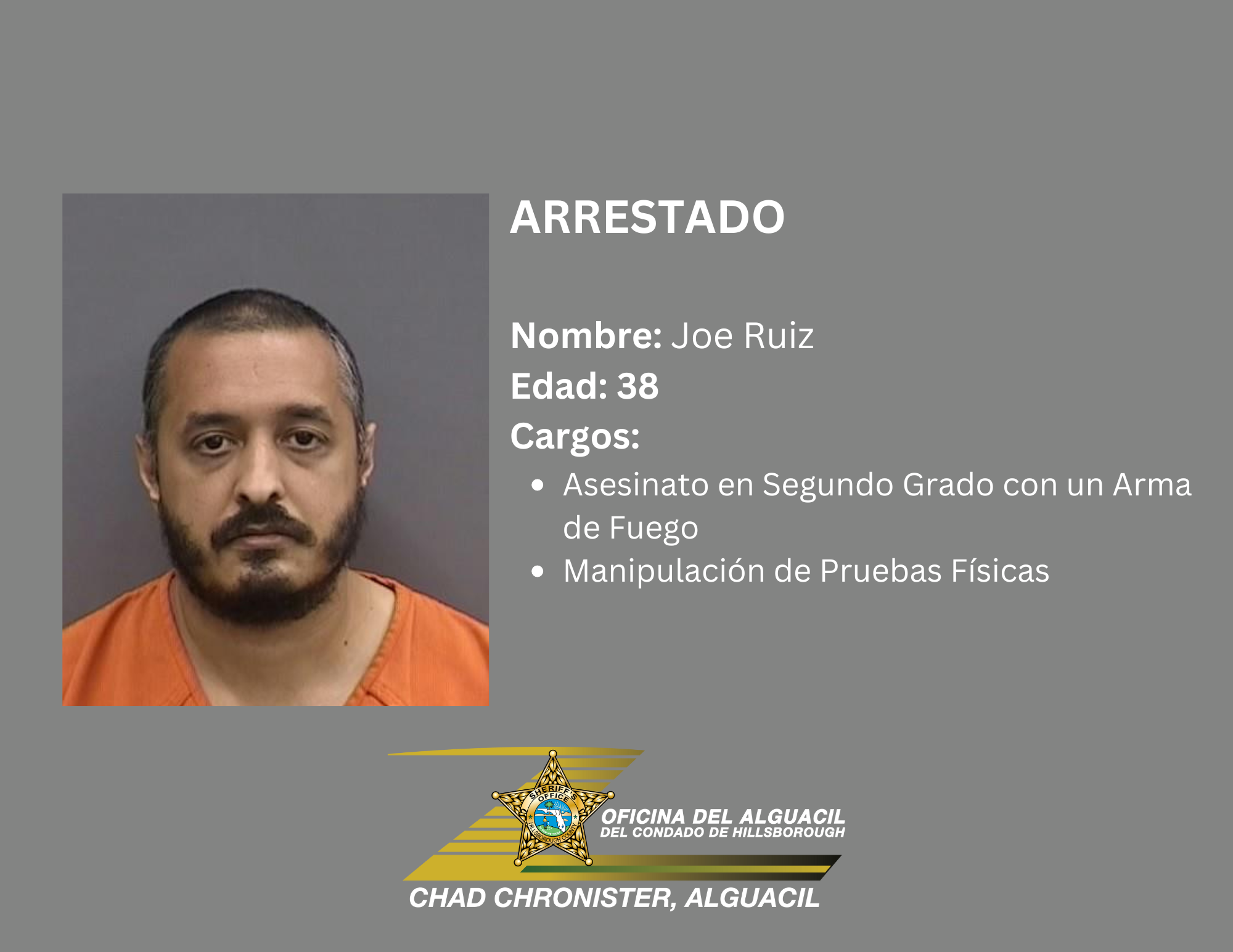 ACTUALIZACIÓN: INVESTIGACIÓN EN CURSO POR FALLECIMIENTO EN TAMPA