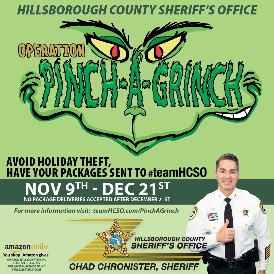 HCSO launches Operation Pinch-A-Grinch