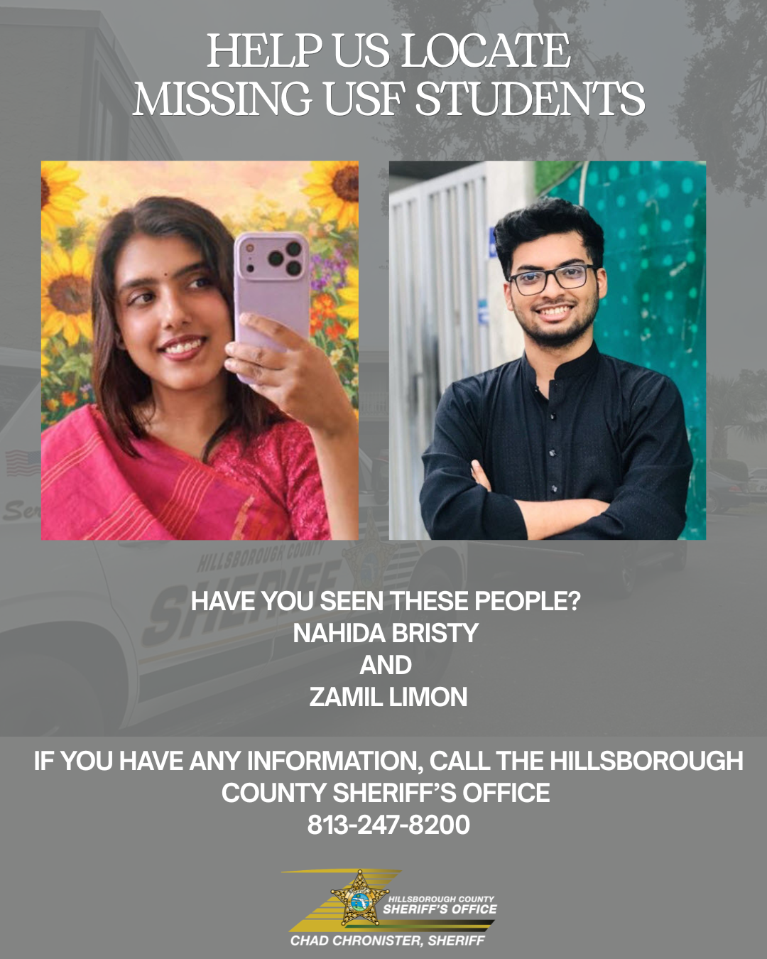  ­ HCSO UPGRADES CASE TO MISSING AND ENDANGERED  Supporting Image