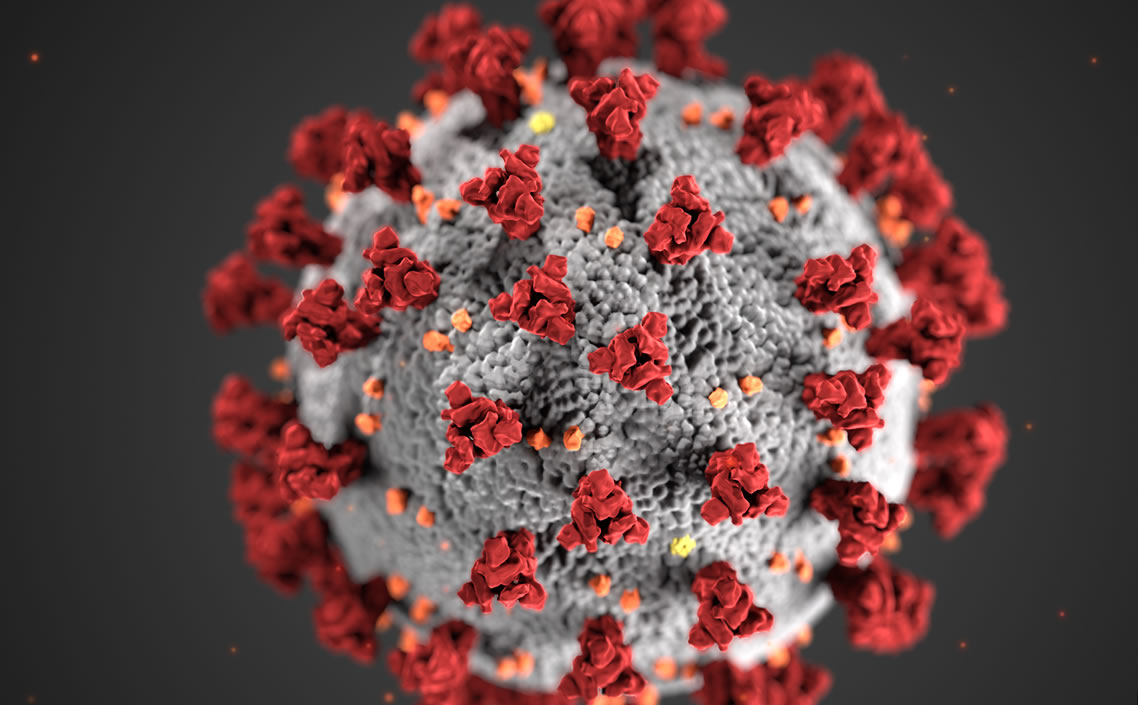 Image of coronavirus molecule