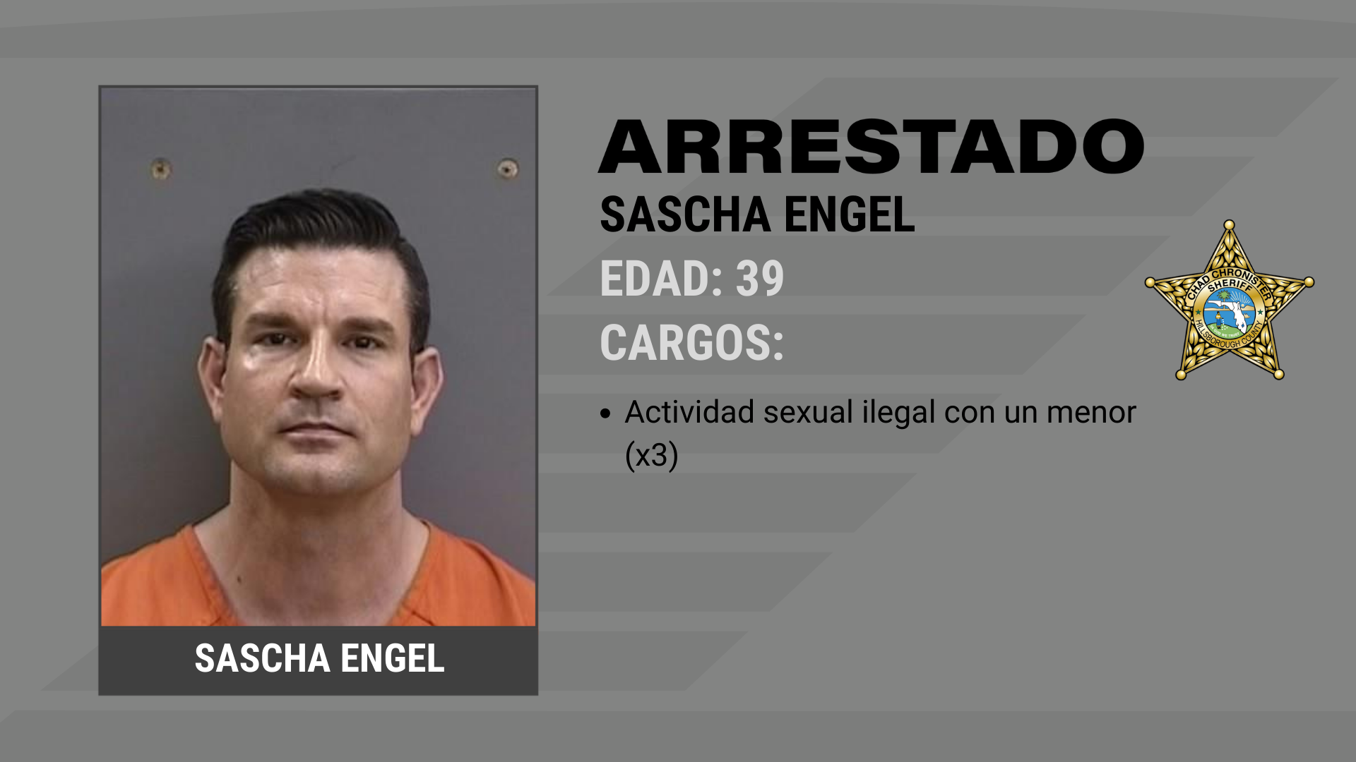 Teniente de Hillsborough County Fire Rescue Arrestado