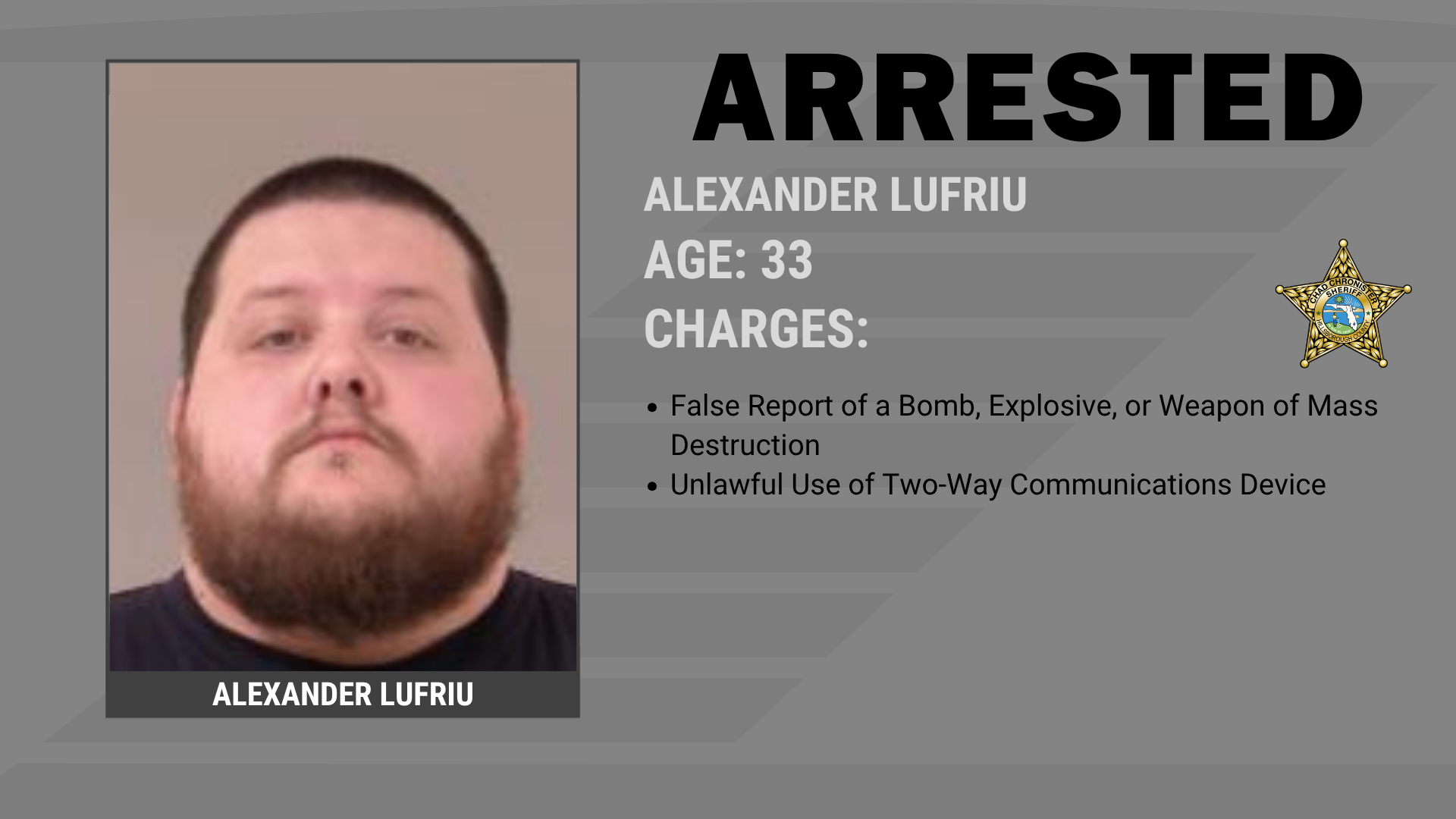 Man Arrested for Bomb Threat to Assisted Living Facility