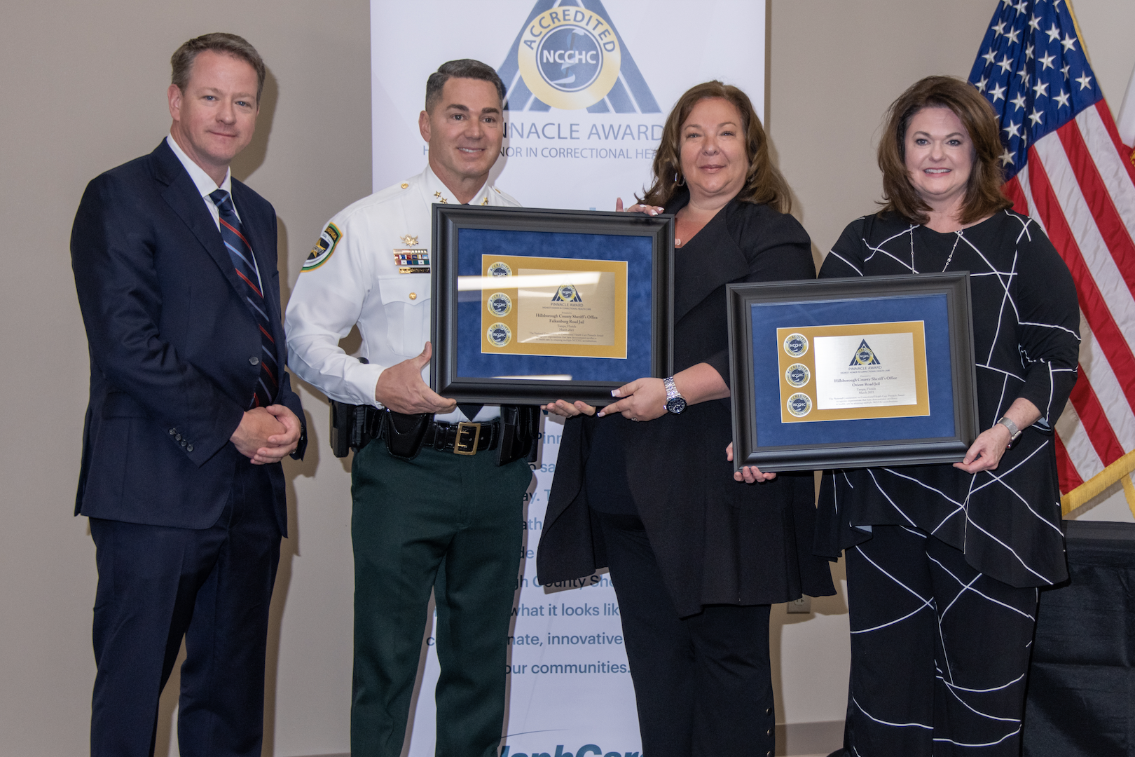 Hillsborough County Sheriff’s Office Awarded First in the Nation NCCHC Pinnacle Award
