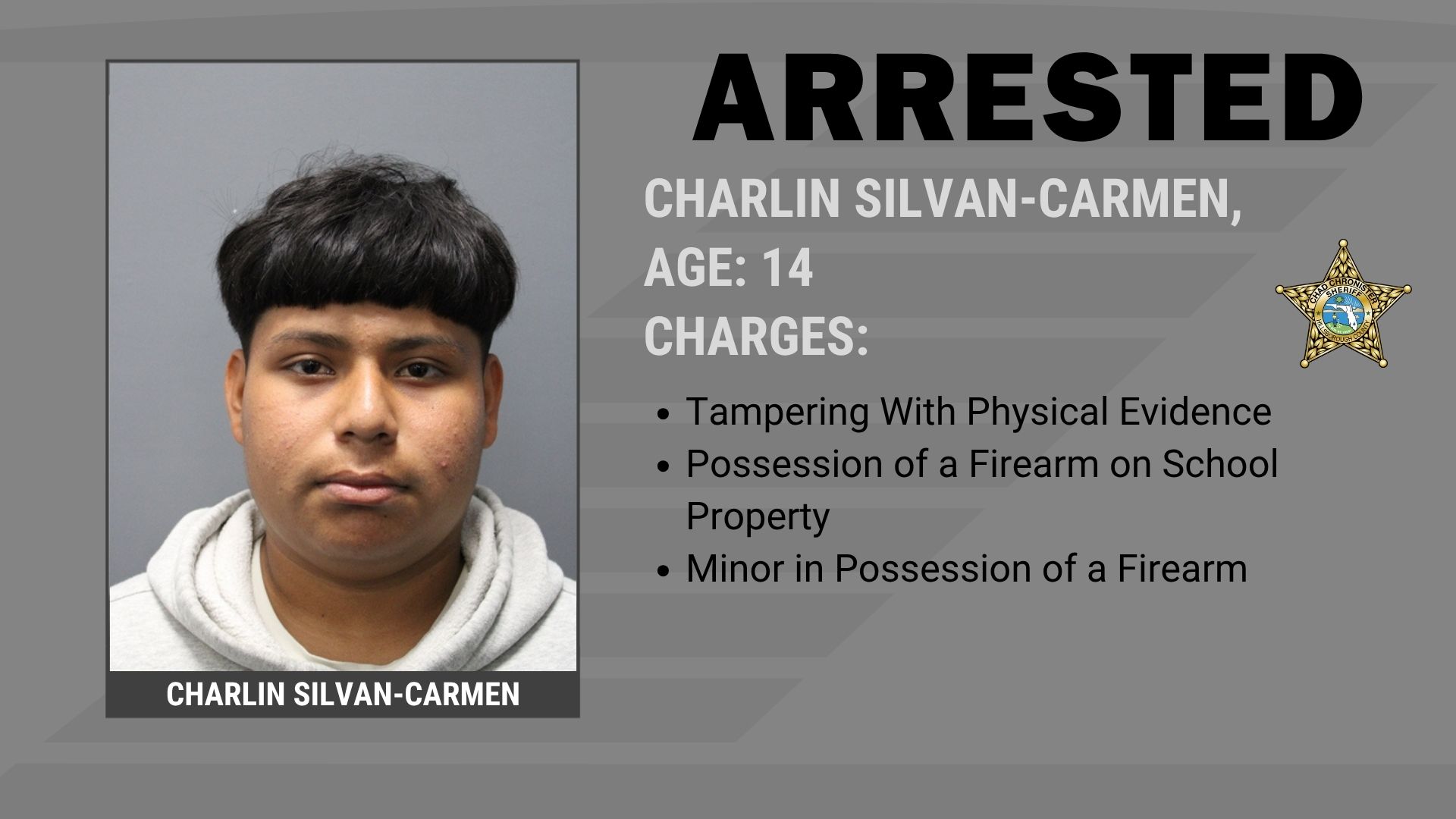 FOUR STUDENTS ARRESTED AFTER FIREARMS FOUND ON CAMPUS  Supporting Image