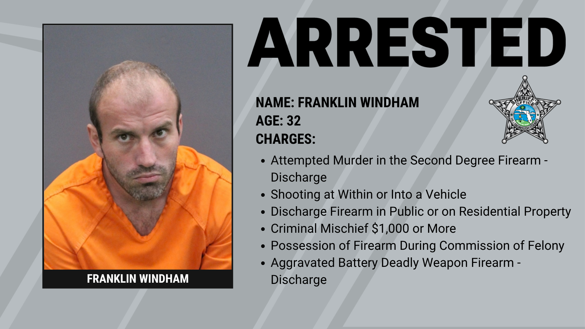 MAN ARRESTED AFTER SHOOTING AT A GOOD SAMARITAN Supporting Image