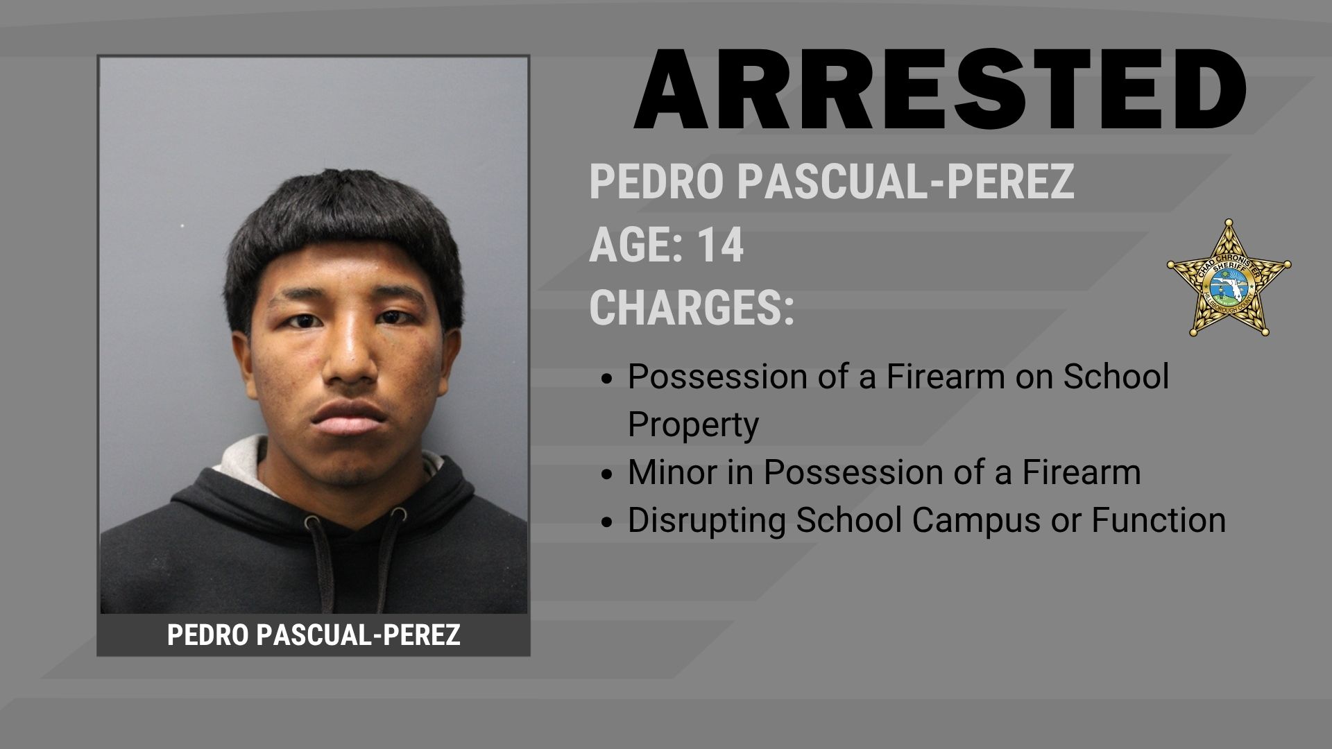 FOUR STUDENTS ARRESTED AFTER FIREARMS FOUND ON CAMPUS  Supporting Image