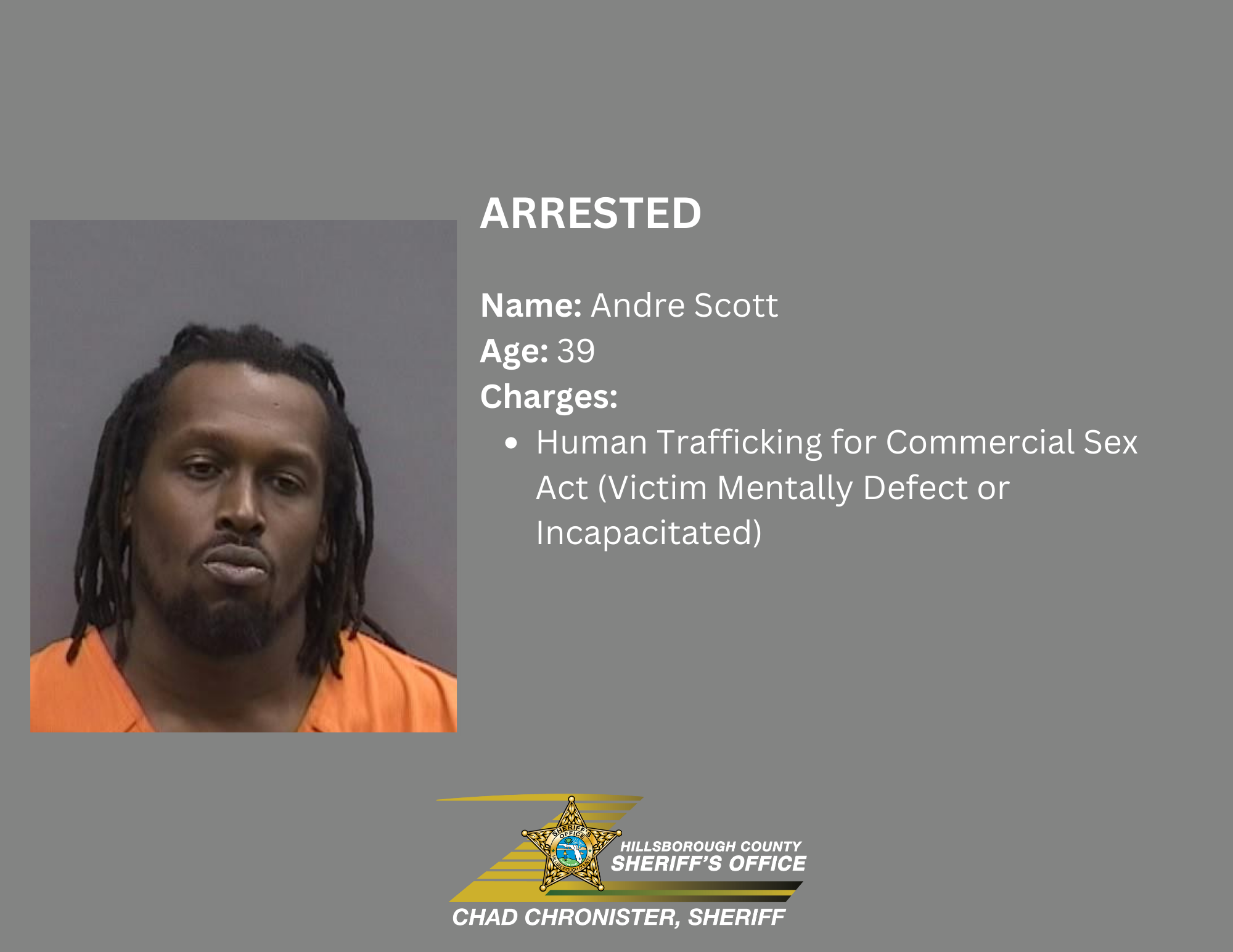 Human Trafficking Arrest