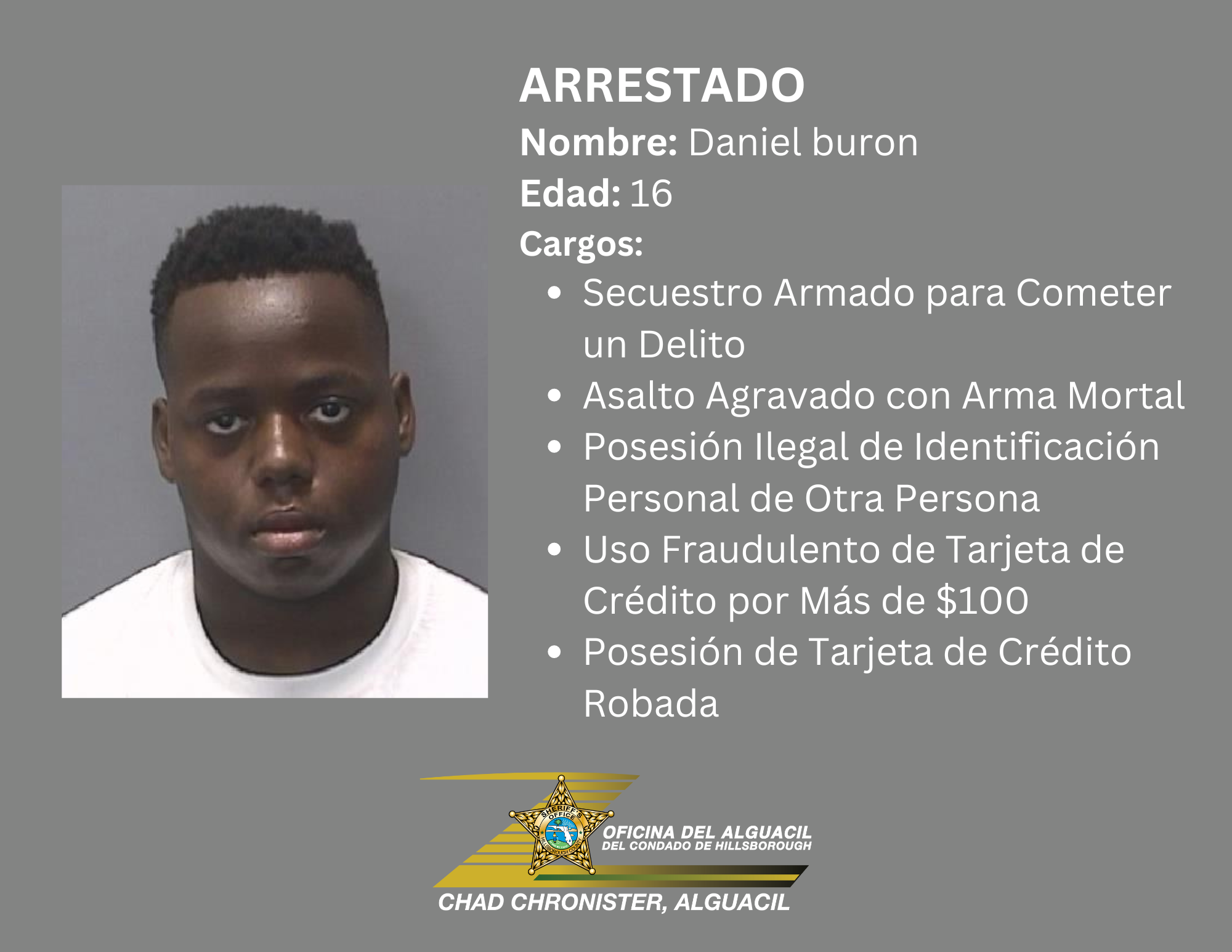 Secuestrador Armado Arrestado