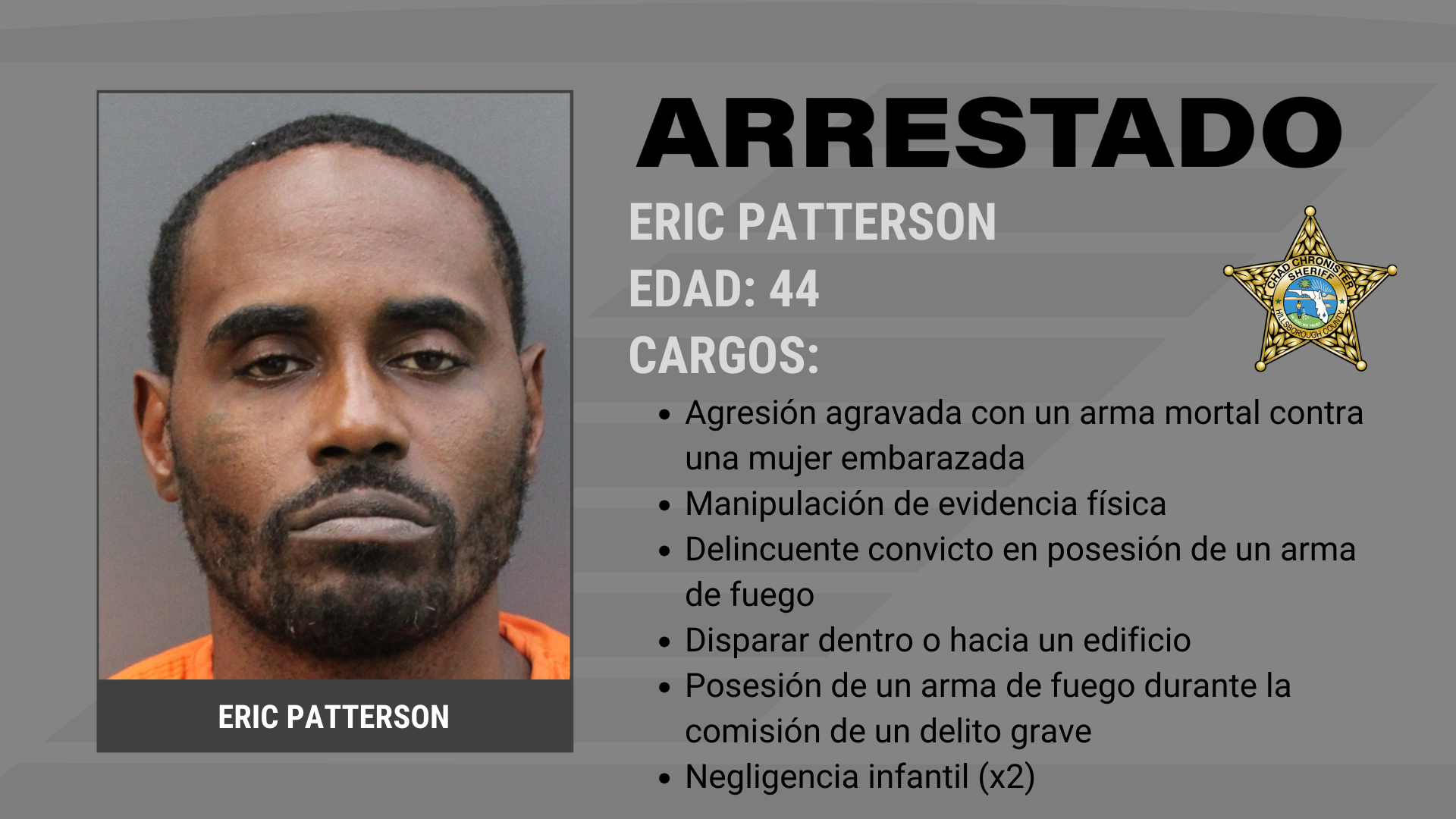 Hombre Arrestado Tras Dispararle a una Mujer Embarazada