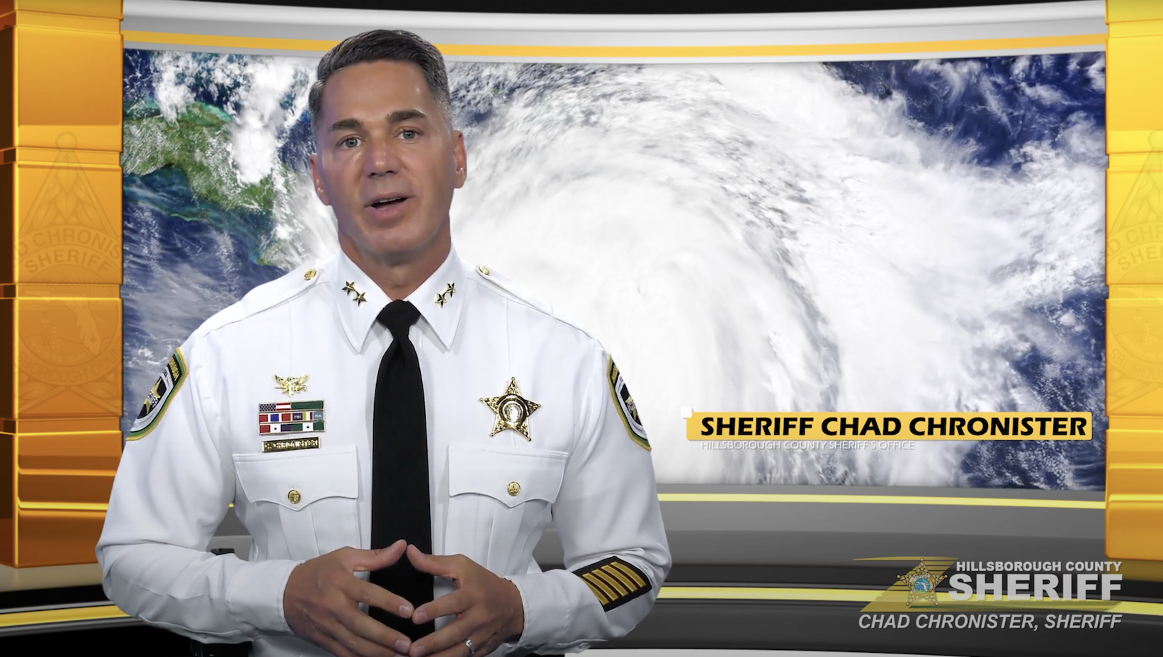Sheriff Chad Chronister asking residents to get storm ready