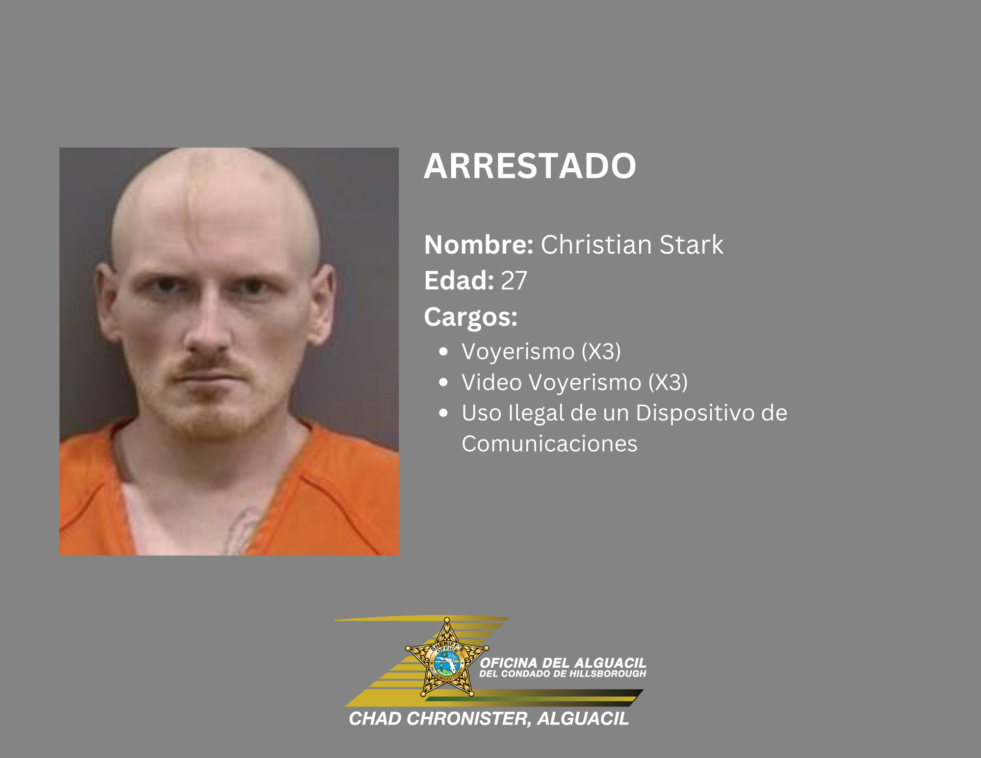 HOMBRE ARRESTADO POR FILMAR A MENORES DE EDAD EN UNA LIBRERÍA