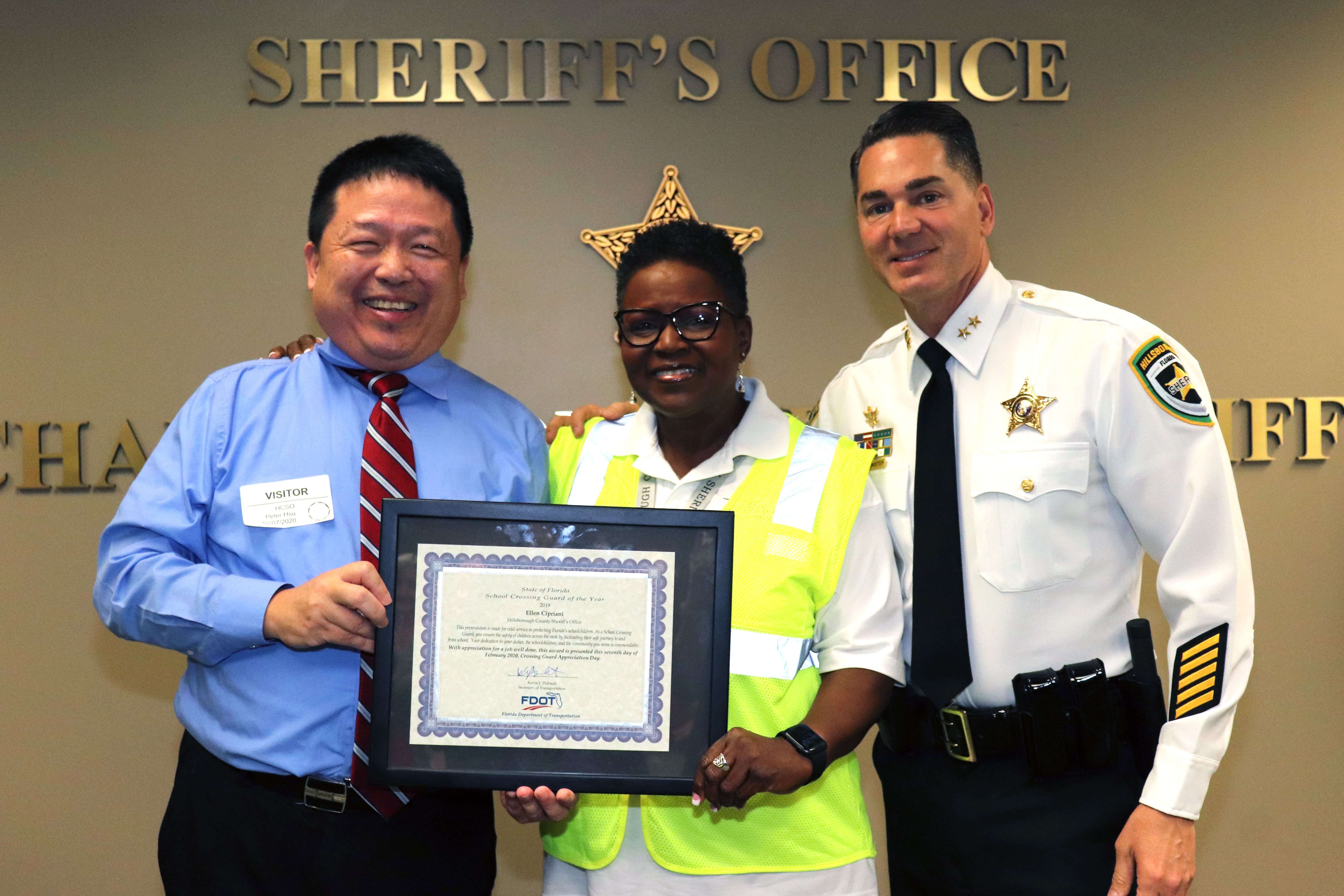 Hillsborough woman named Florida School Crossing Guard of the Year