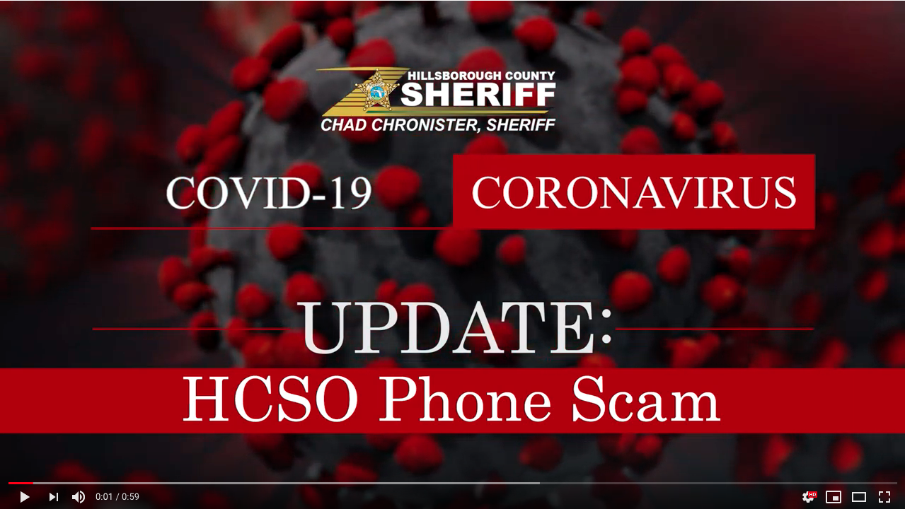 HCSO warns against scam involving callers posing as deputies  image
