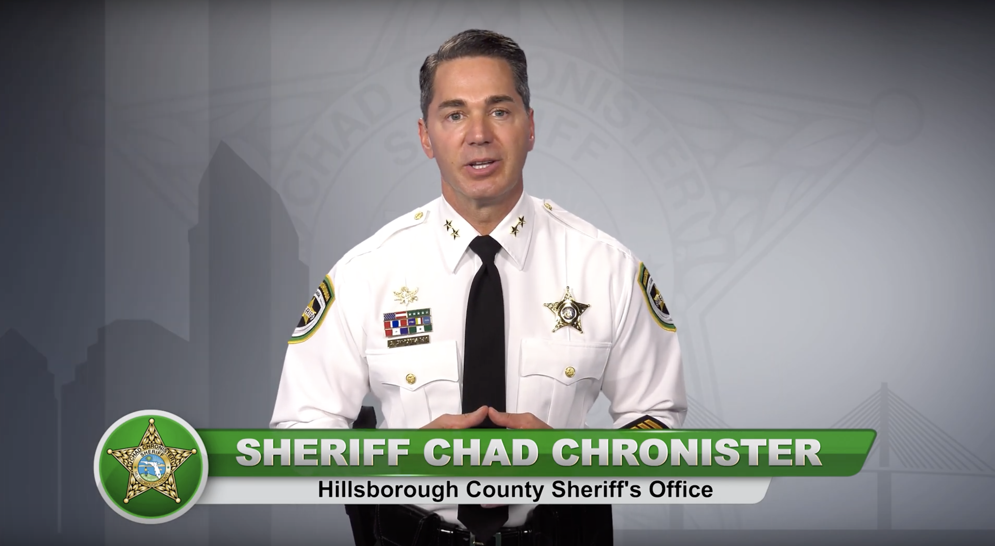 Sheriff Chad Chronister reminds residents: “If you see something, say something” image